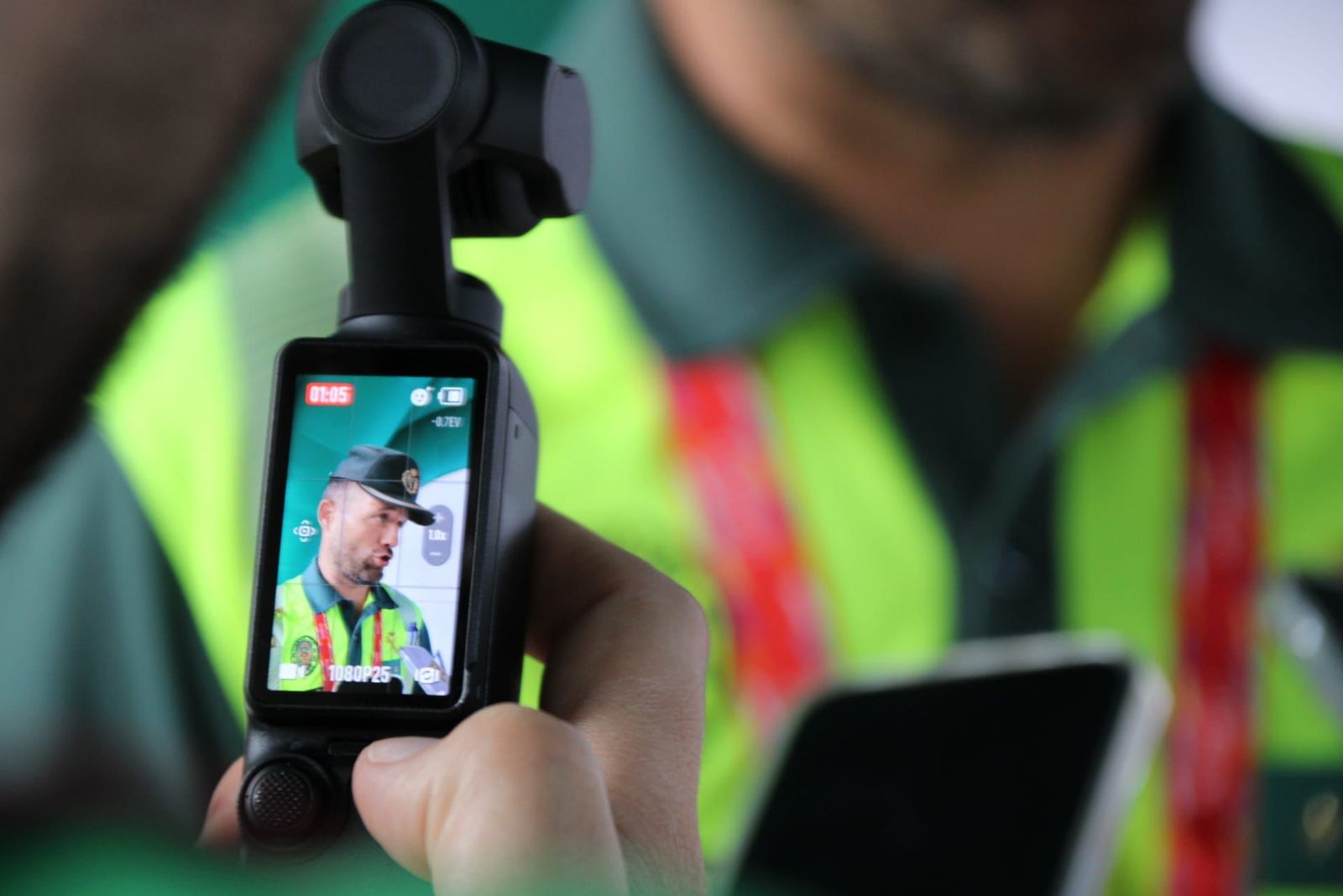 Así es el dispositivo de seguridad de la Guardia Civil en una etapa de La Vuelta