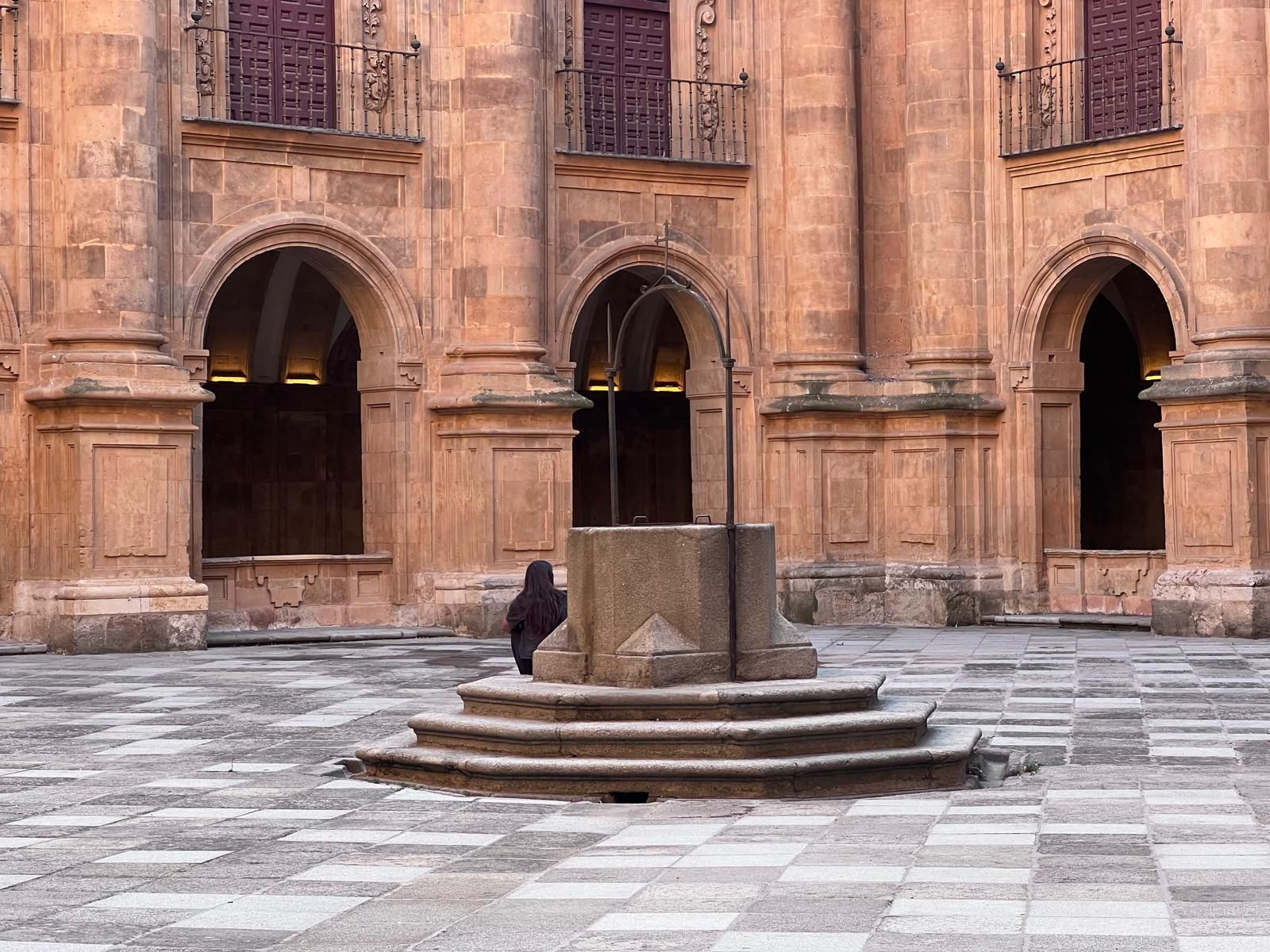Patio de la Universidad Pontificia de Salamanca (UPSA). Foto de archivo