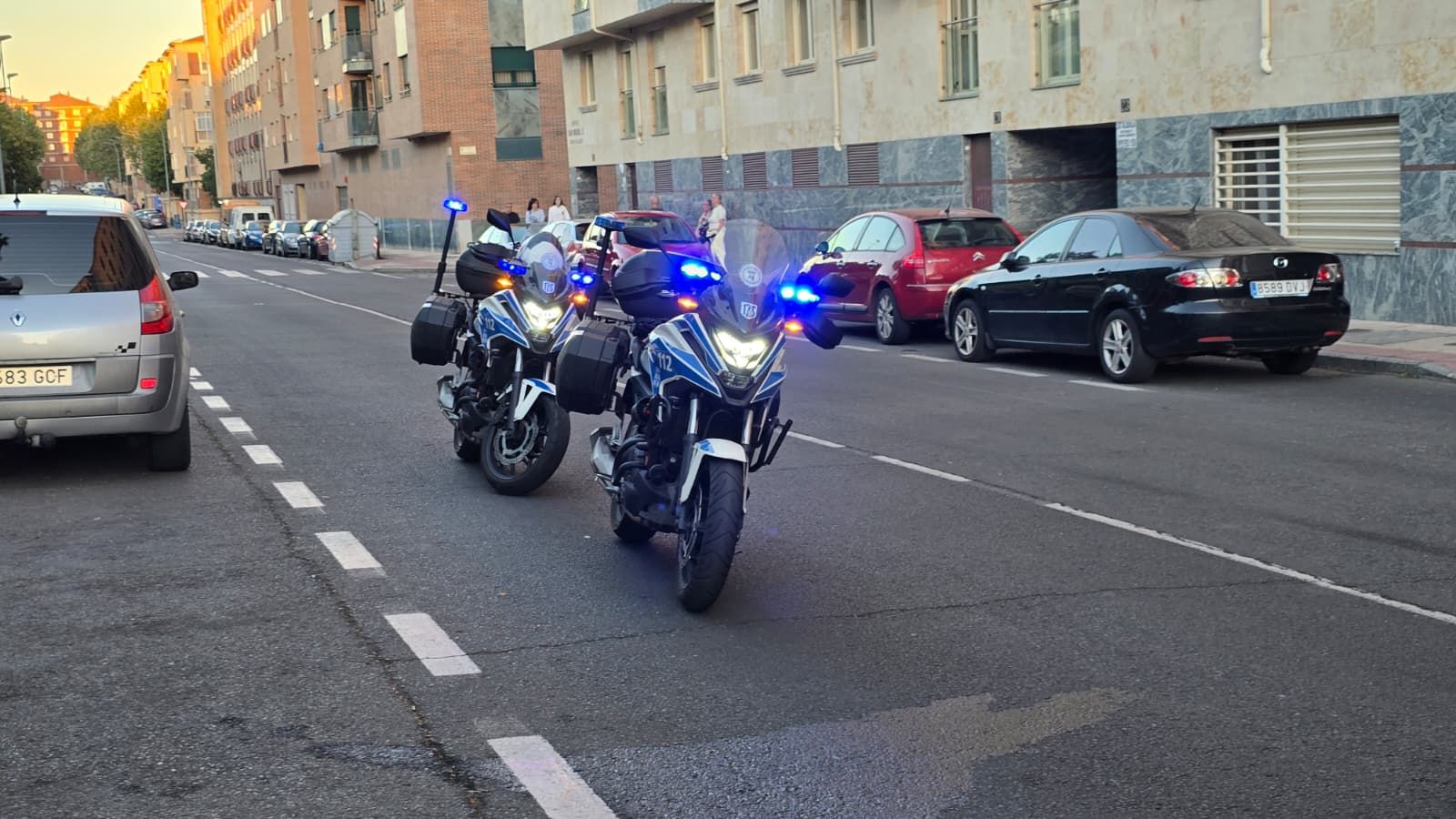 Incendio junto al parque Valhondo