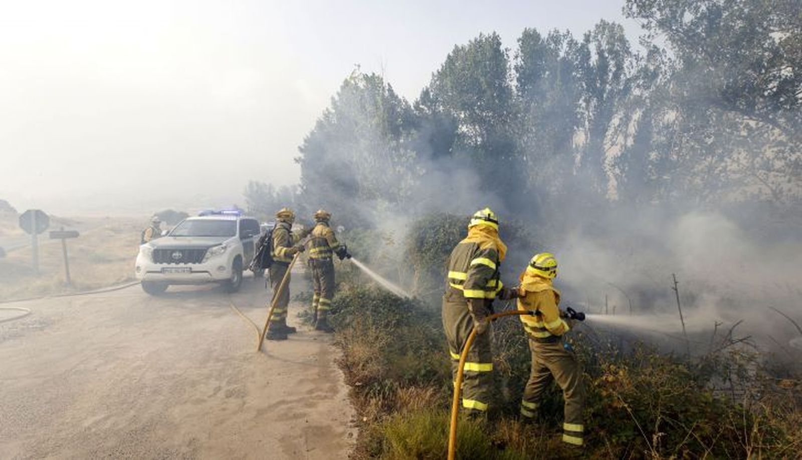 Imagen de archivo de un incendio