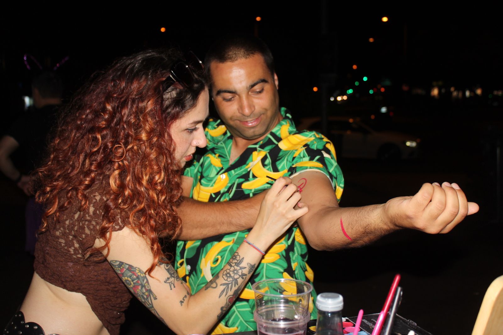Ambiente en la Feria de Día en la tarde de este lunes