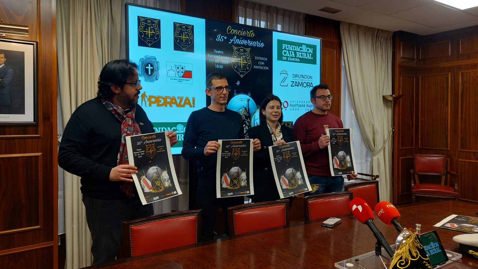 El Ramos Carrión se inundará de Semana Santa en el concierto más especial de la Banda de Cornetas y Tambores