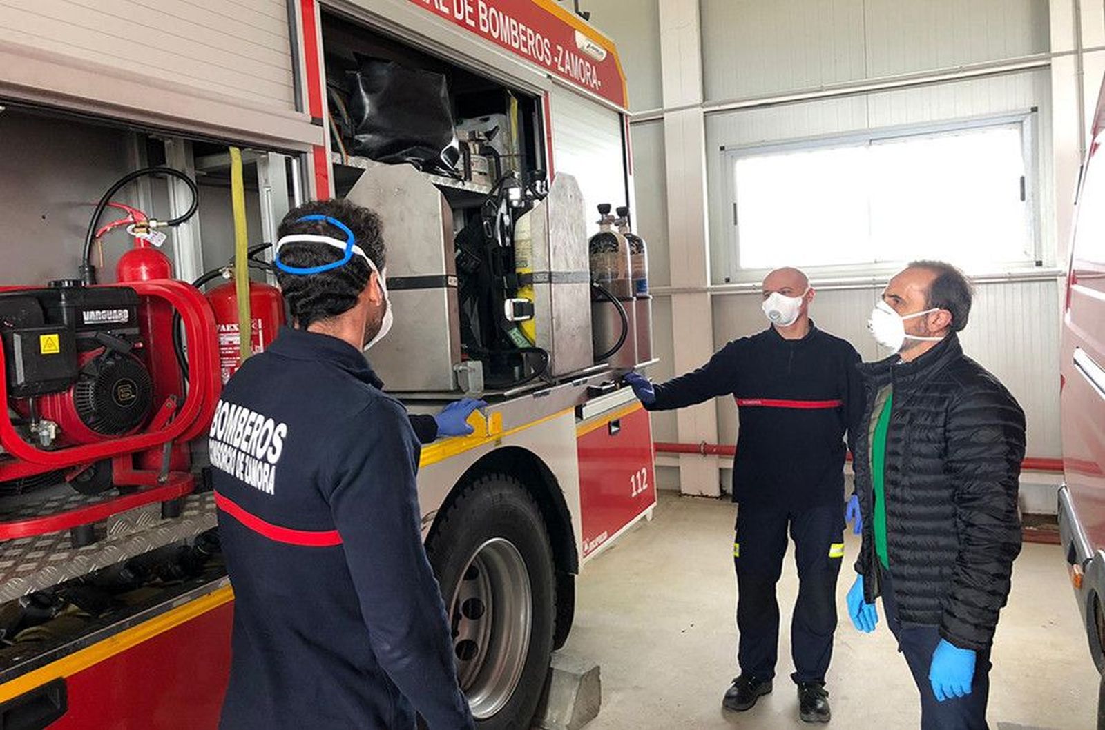 Bomberos Dipu visita