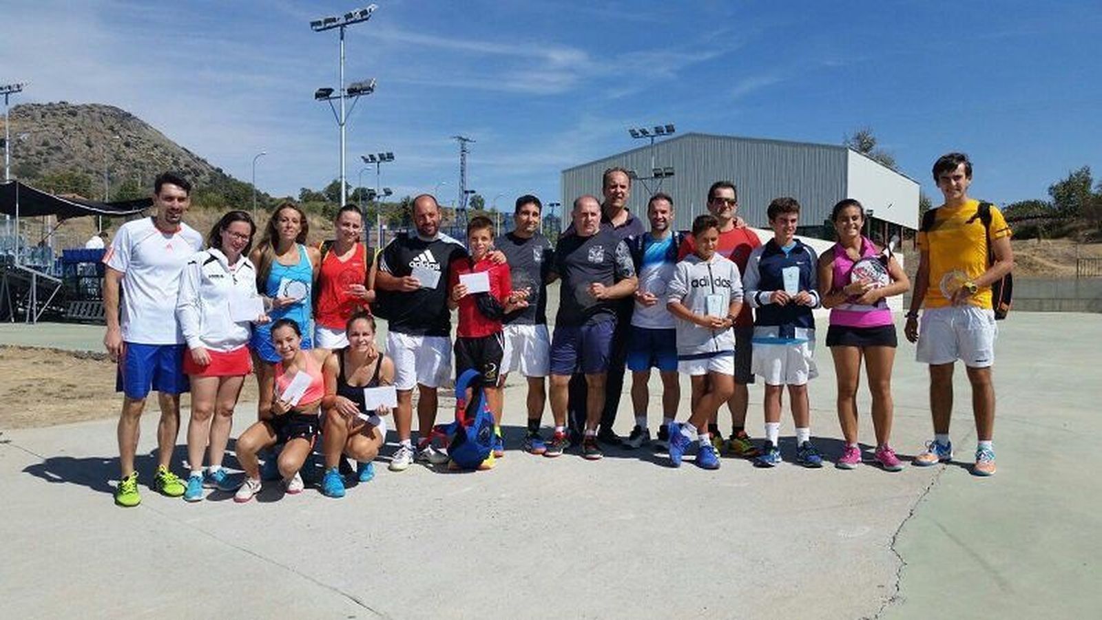 Finalizada la decimoquinta edición de los open de tenis y pádel 'Virgen del Castañar'