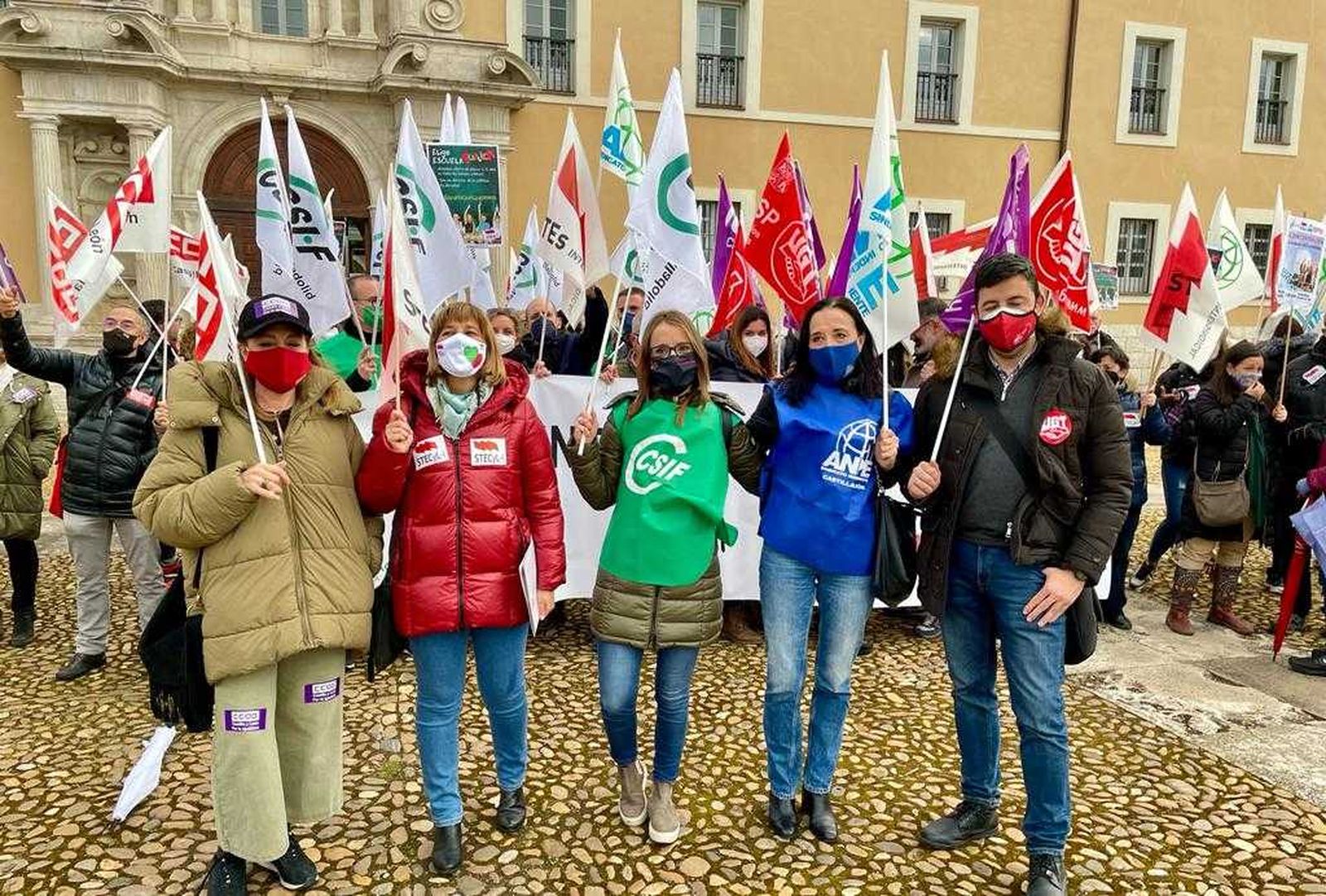 CSIF, STECyL, ANPE, CCOO y UGT