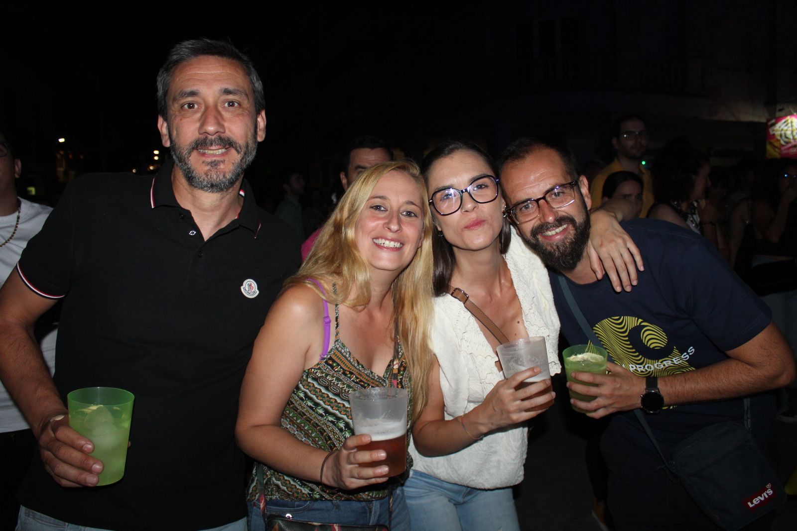 Salamanca de noche, sábado 16 de agosto