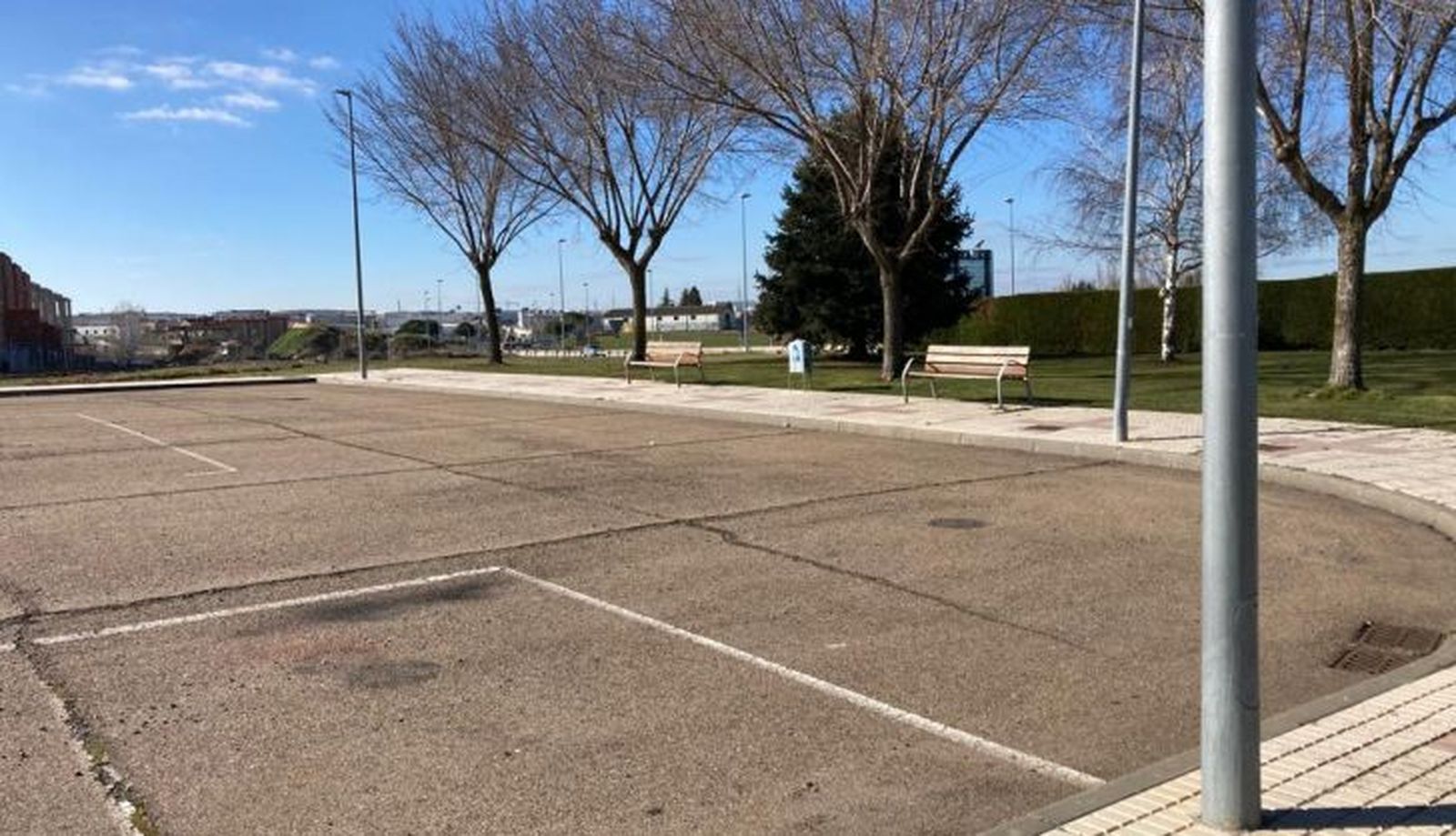 Terreno donde se construirá el Parque en urb Carpihuelo 2