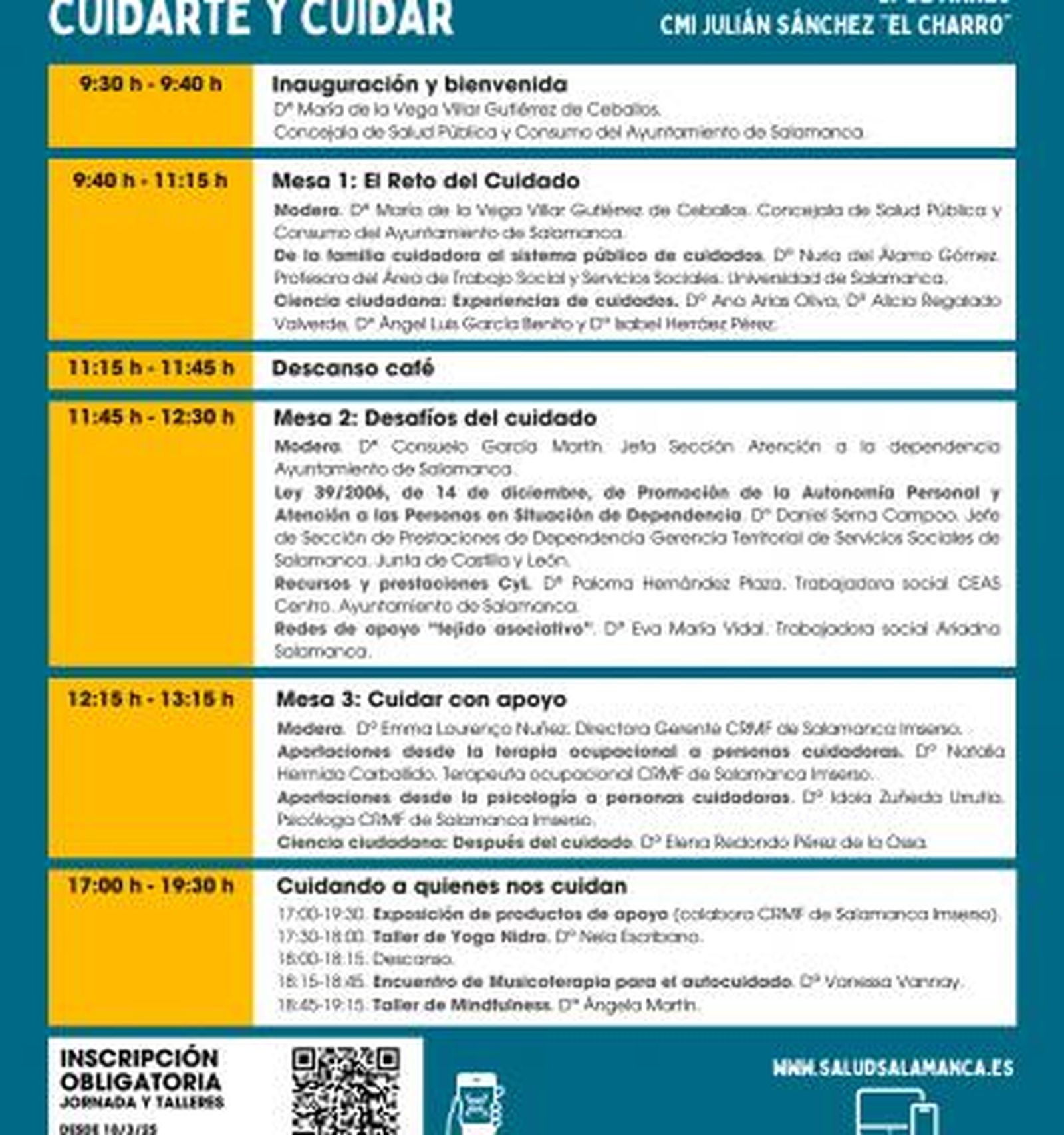 Programa Jornada Cuidarte y Cuidar