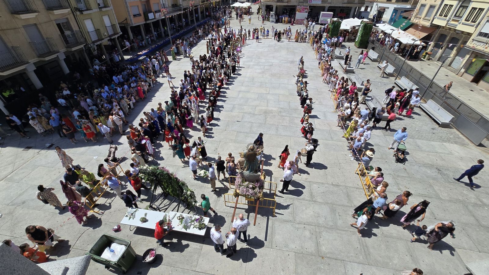 Procesión y ofrenda floral en honor de Nuestra Señora de la Asunción en Guijuelo