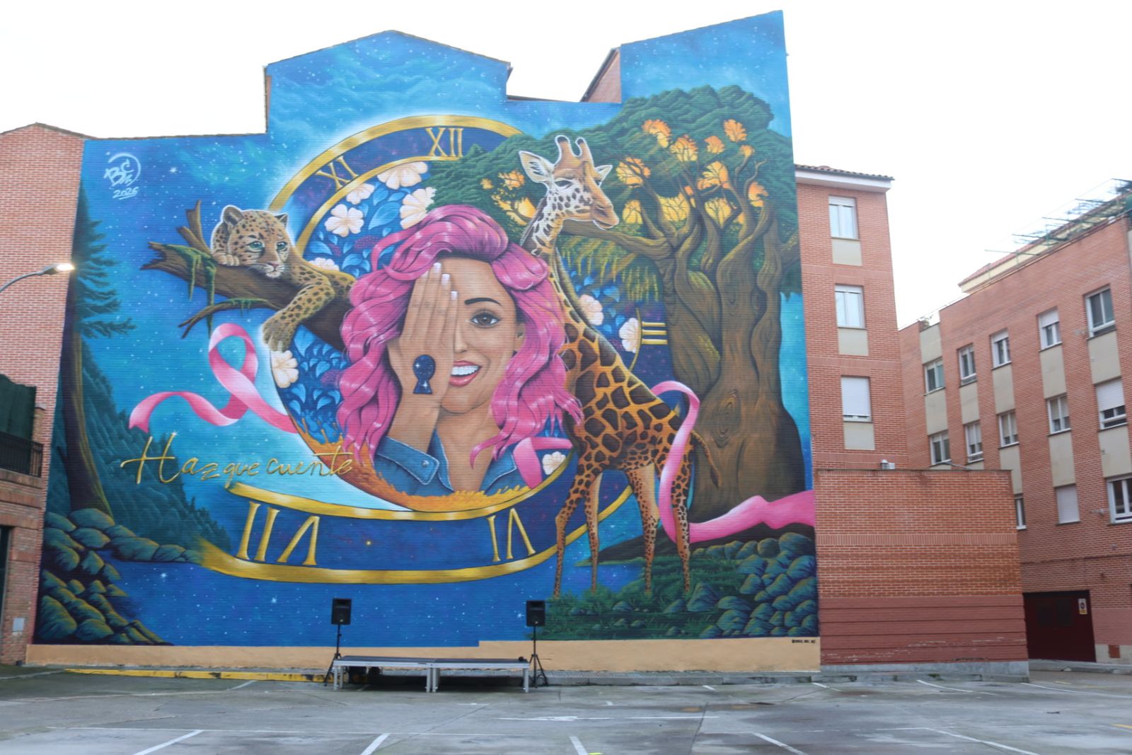 Inauguración mural "Haz que cuente" en Santa Marta