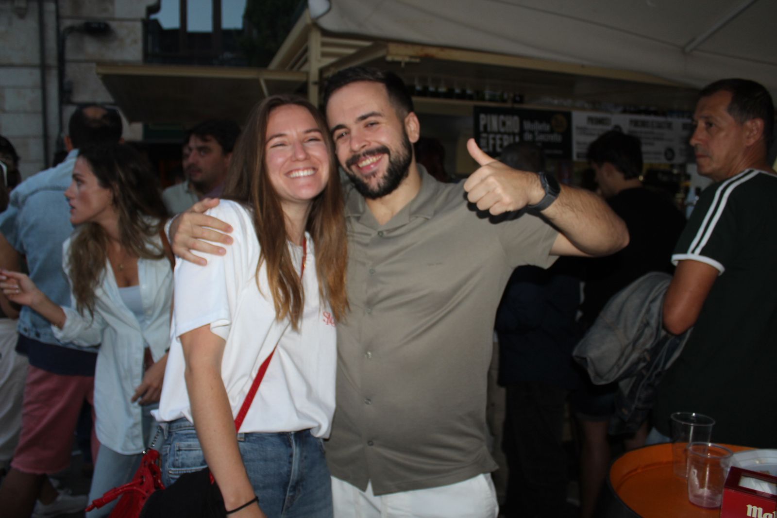 Ambiente en la Feria de Día en la tarde de este jueves