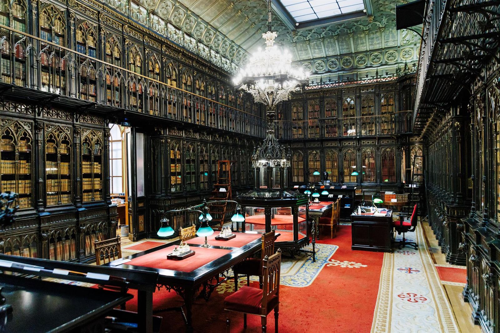 Biblioteca del Senado durante la jornada de Puertas Abiertas en la Cámara Alta en 2024  - Carlos Luján - Europa Press - Archivo