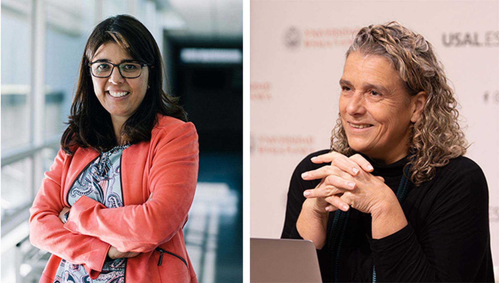 Las investigadoras, Maira Bes Rastrollo de Universidad de Navarra; y Renata Bertazzi, de la Universidad de São Paulo (Brasil) y de la  Universidad de Salamanca