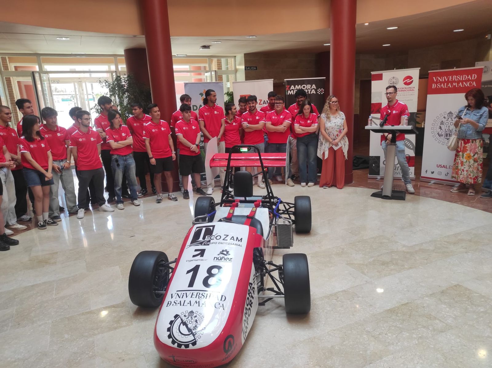 Coche Formula Student de la Universidad de Salamanca