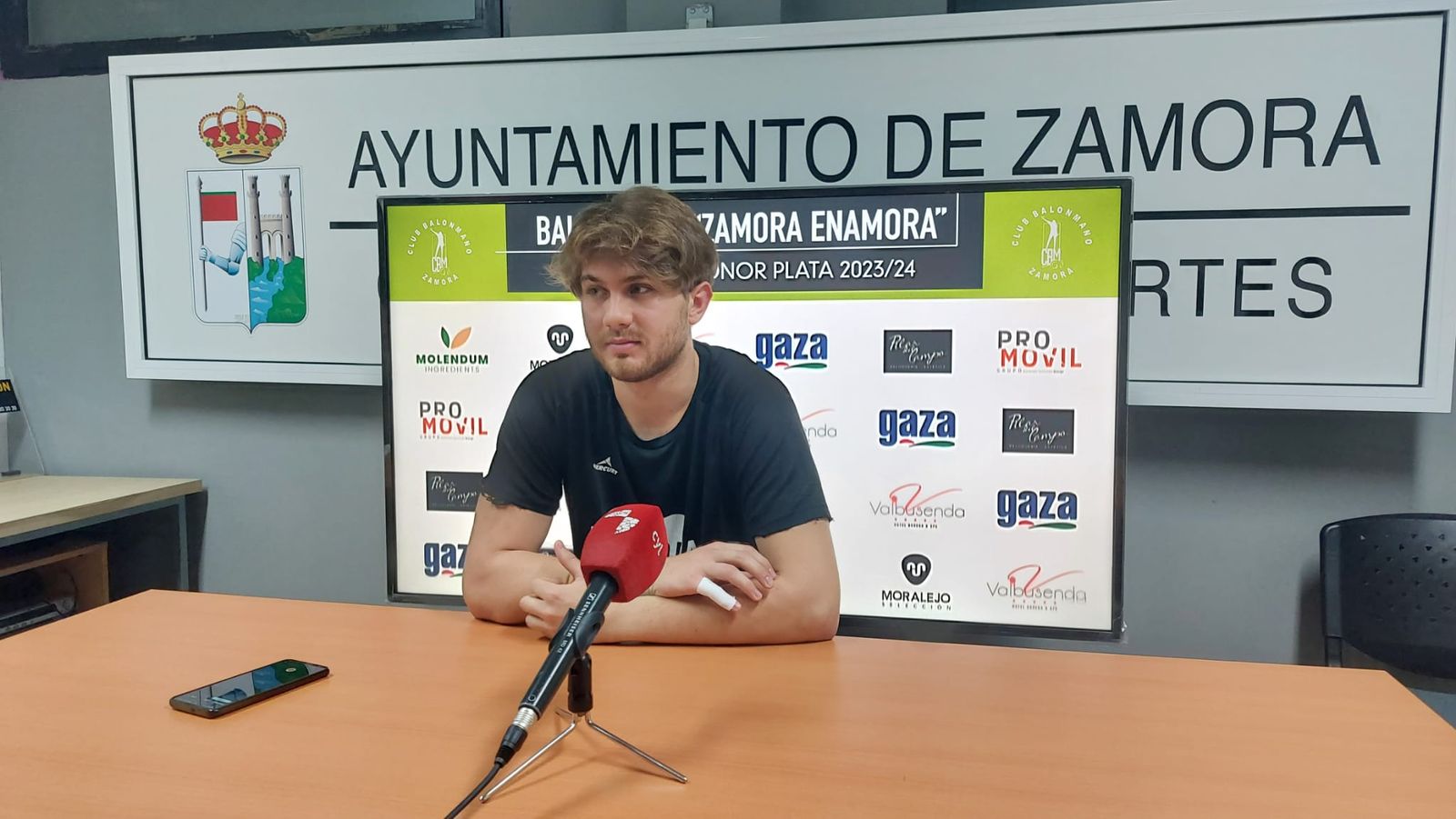 Víctor Peinado, en rueda de prensa