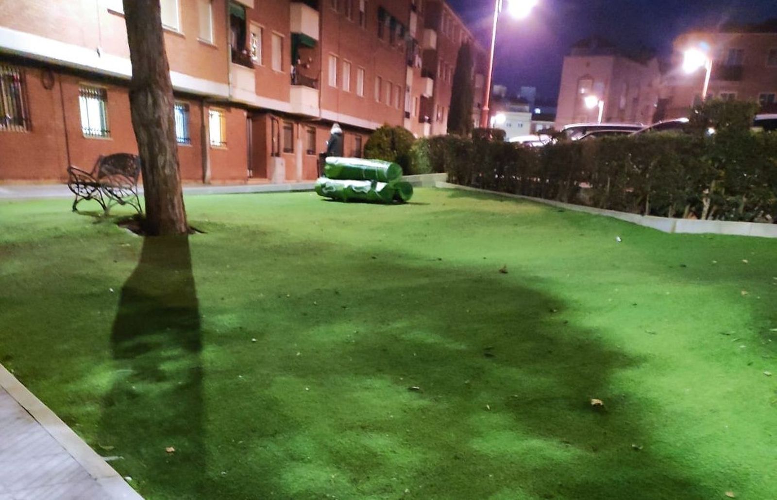 Césped artificial en Santa Marta de Tormes. Foto ASTORMI