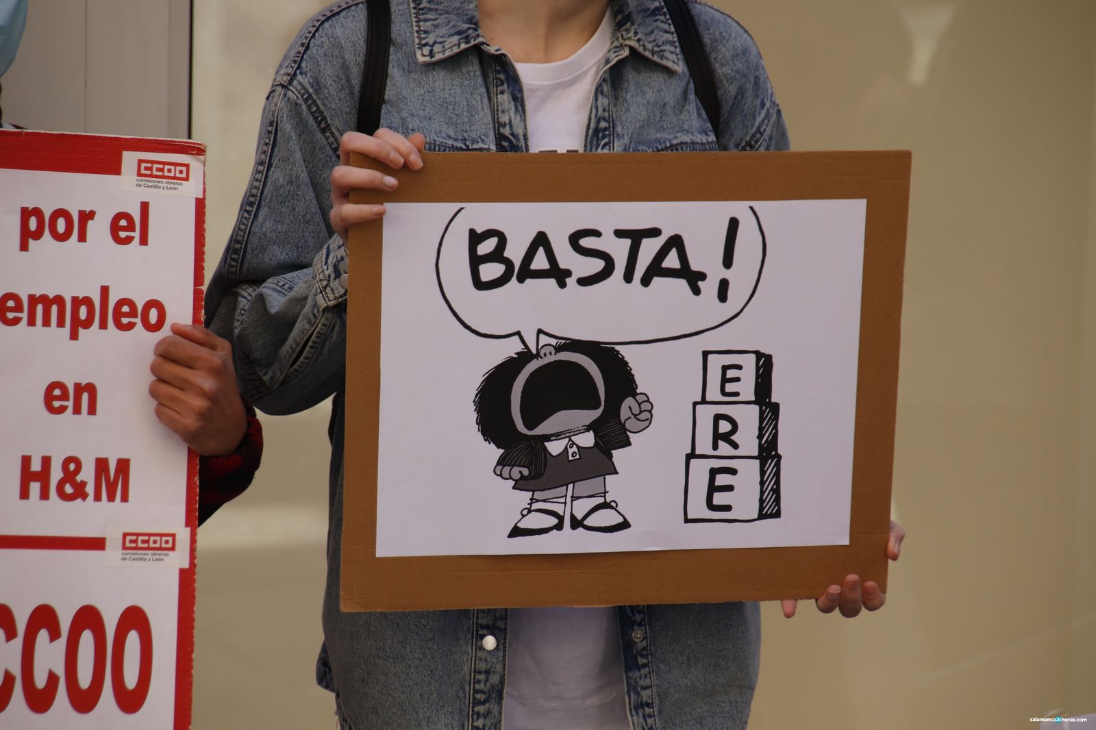 MANIFESTACIÓN DE LOS TRABAJADORES DE H&M POR LOS ERE