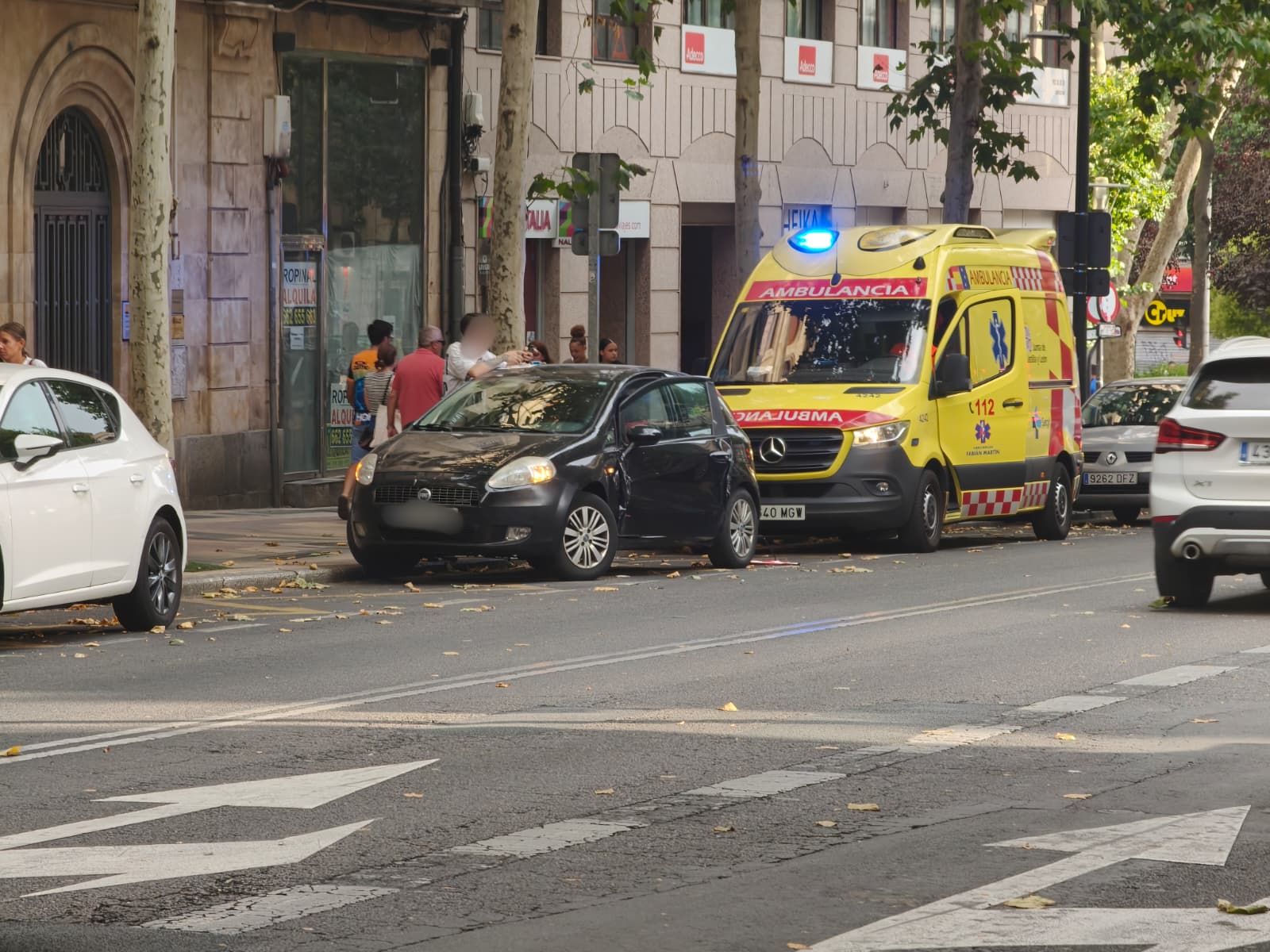Atropello en la calle Maria Auxiliadora