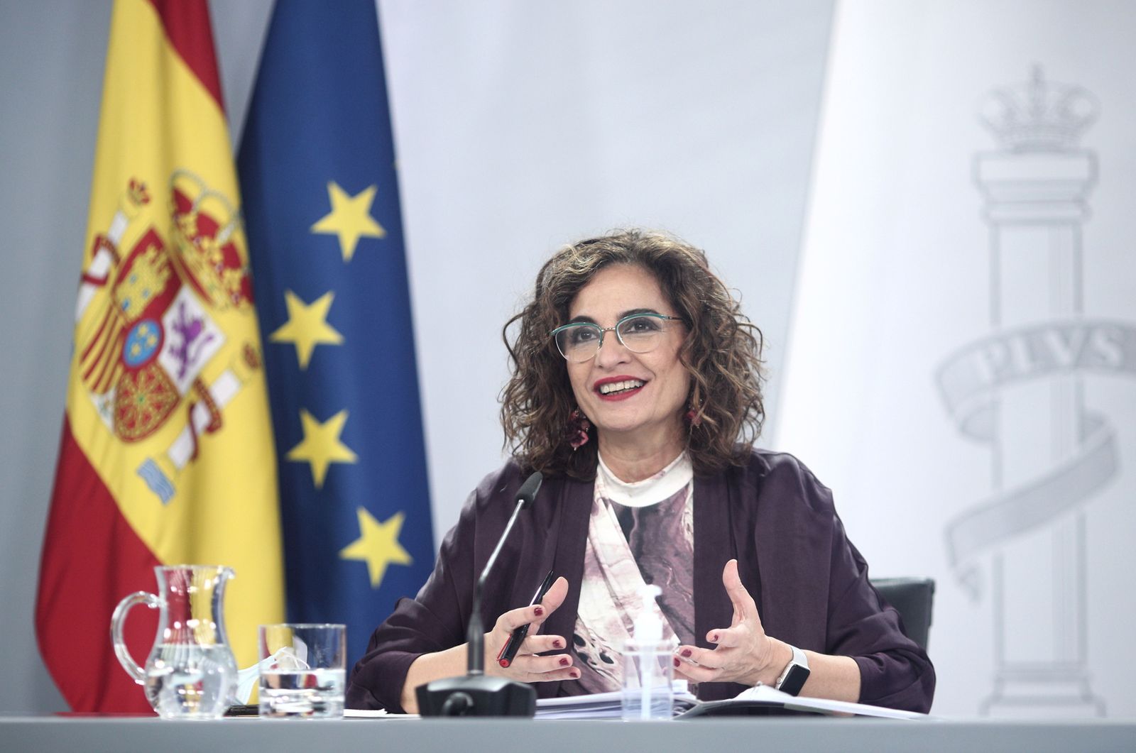 La ministra María Jesús Montero