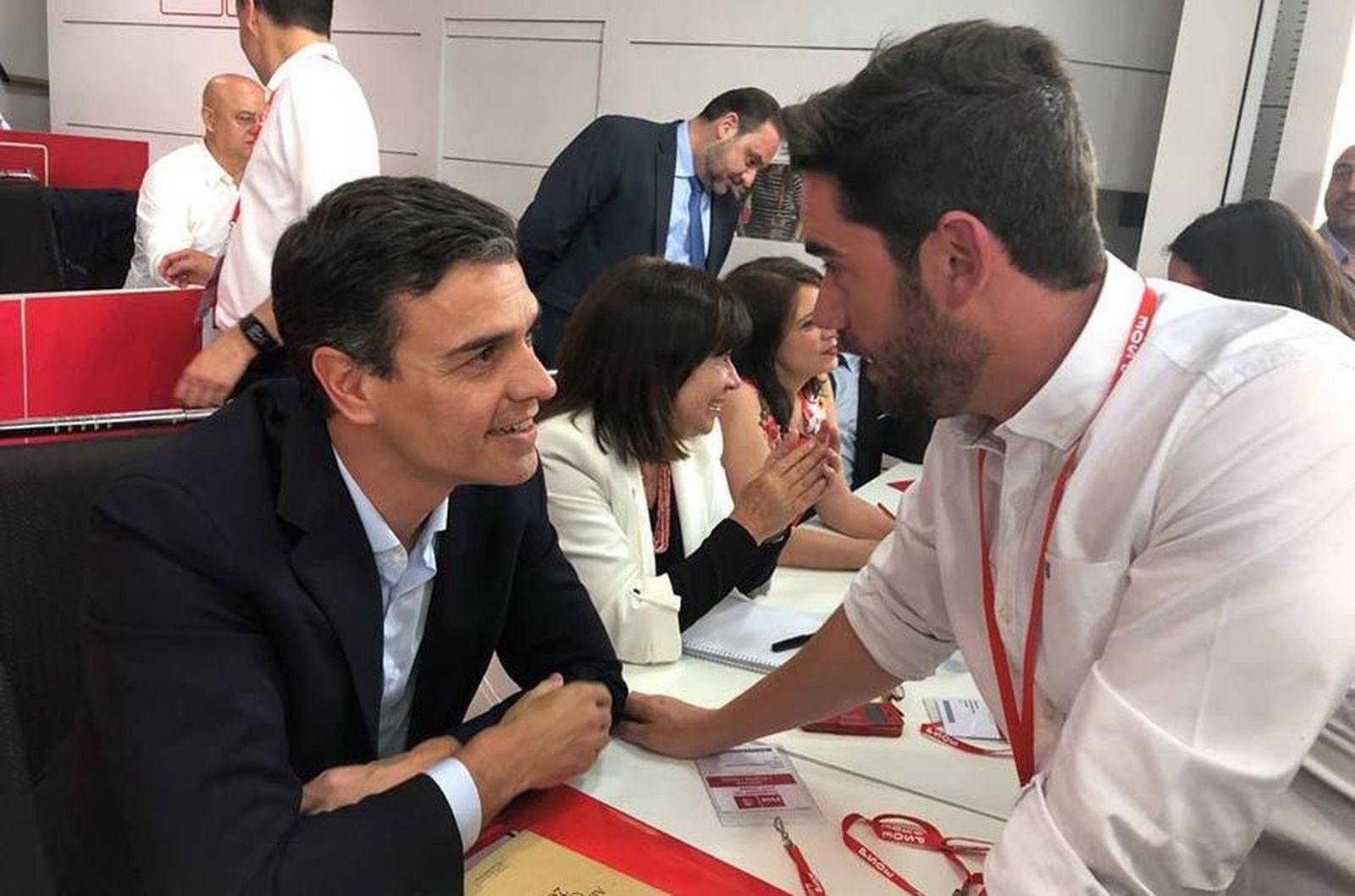 PSOE. Pedro Sánchez y Antidio Fagúndez Junio 2018
