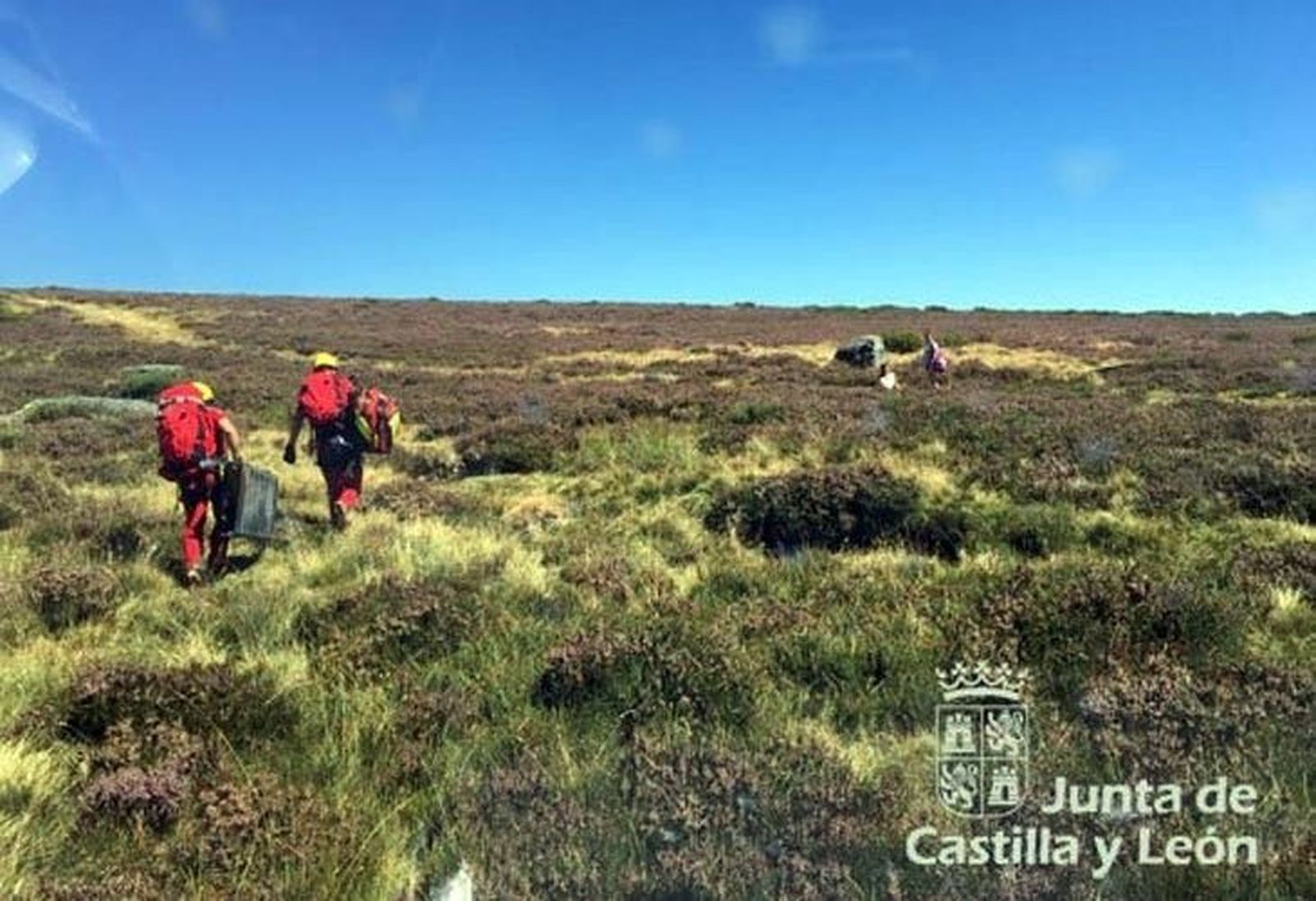 Rescatada una mujer de 22 años que sufrió una lesión mientras hacía senderismo en Sanabria
