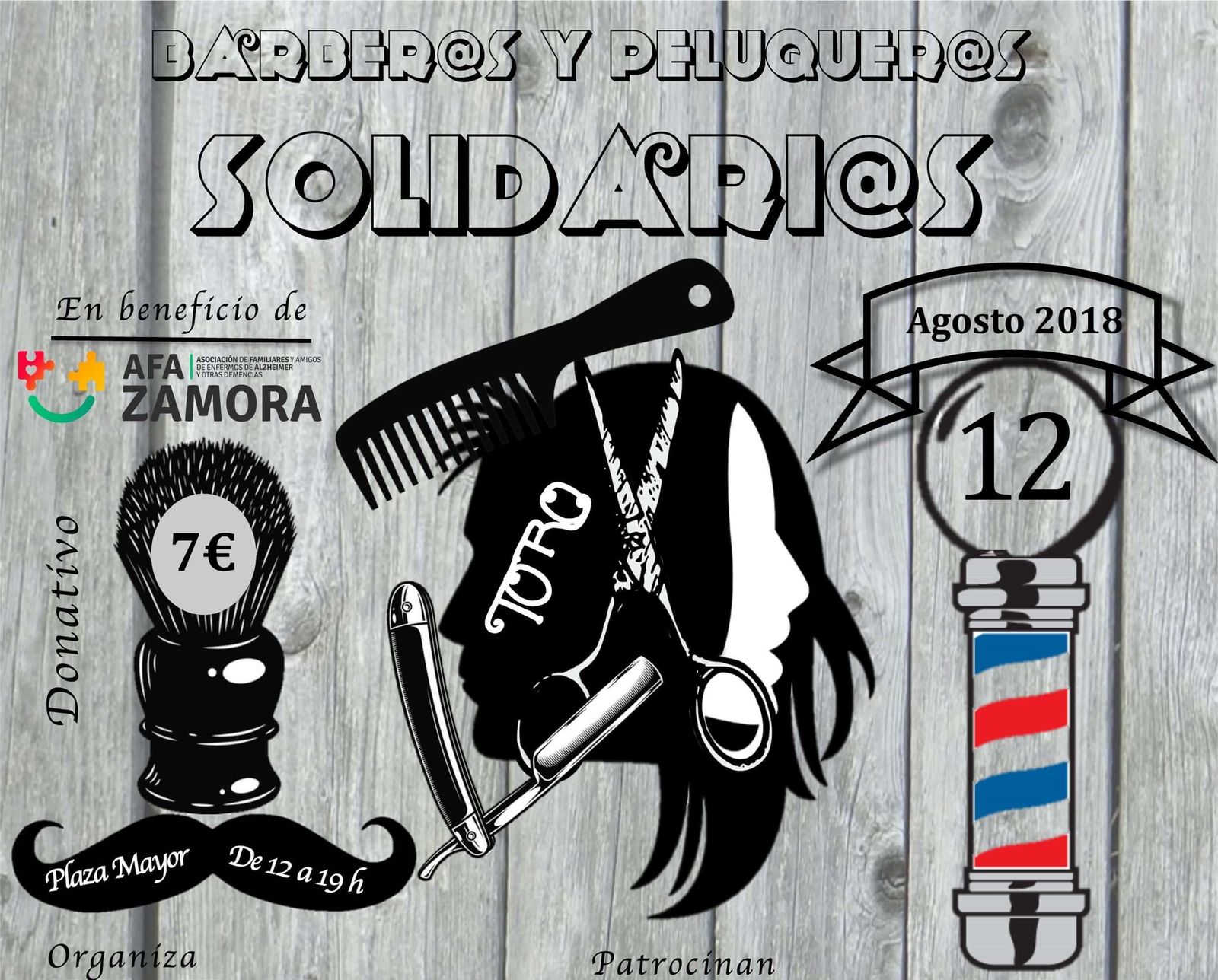 Cartel peluquerossolidarios AFAZamora2018 (2)