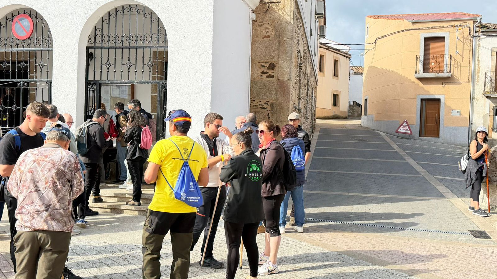 Éxito de participación en la marcha senderista de Saucelle con 250 inscritos