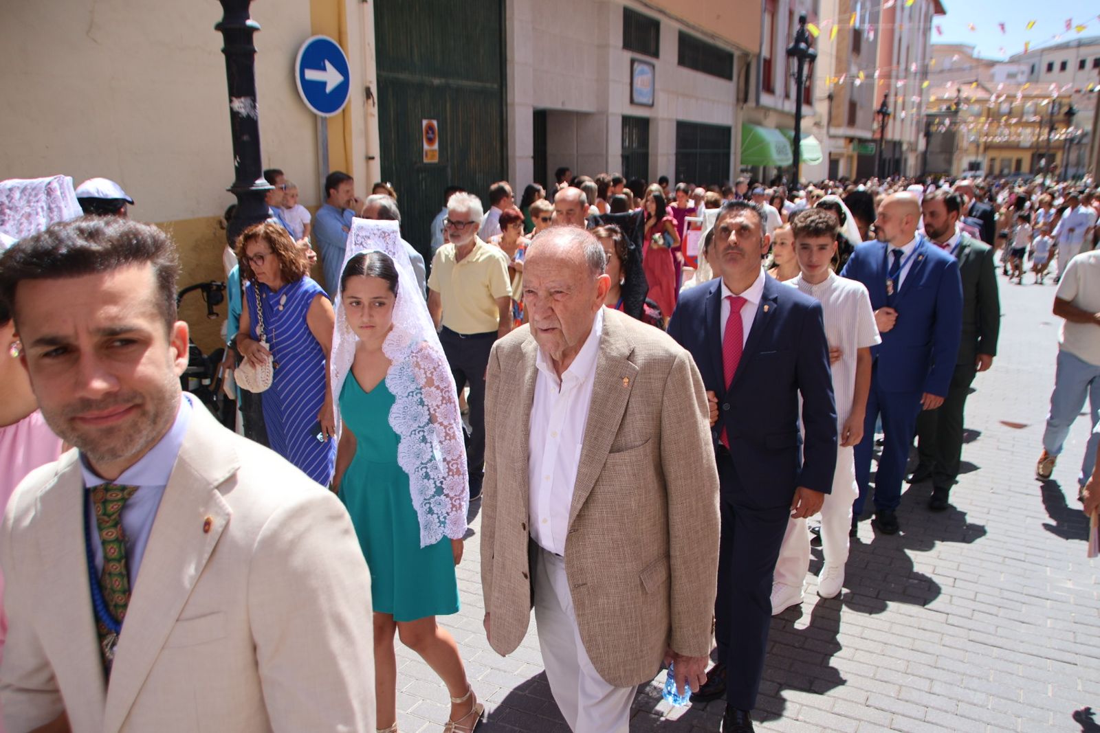 Procesión y ofrenda floral en honor de Nuestra Señora de la Asunción en Guijuelo