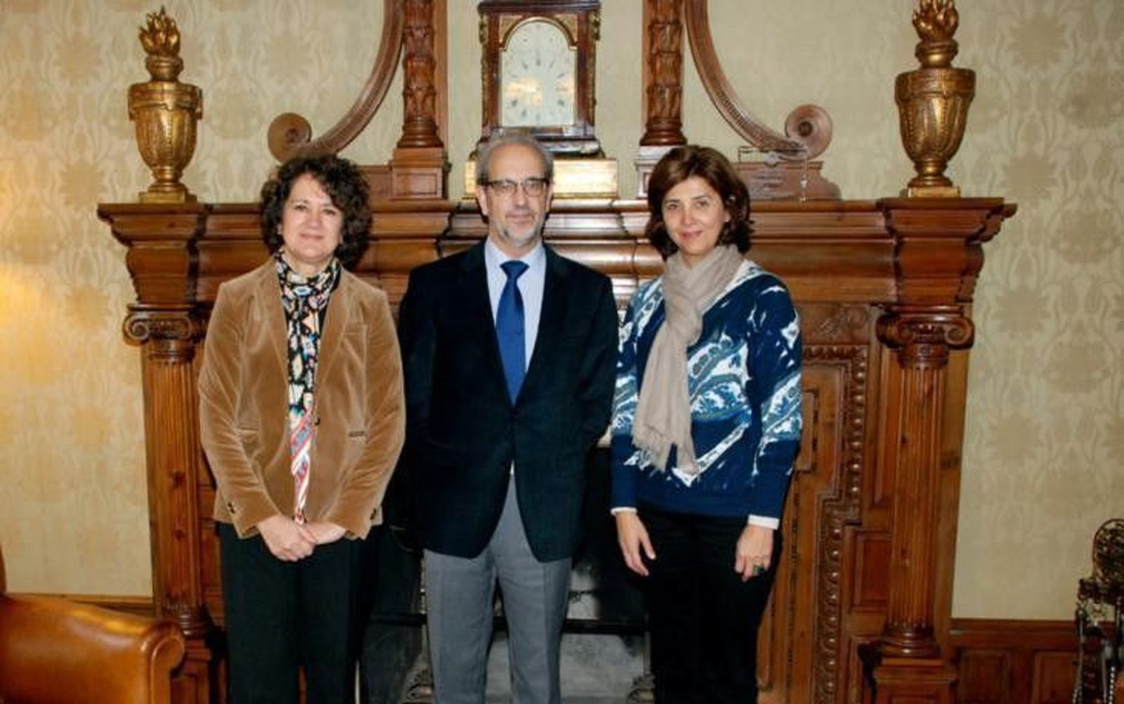 El rector recibe a la ministra de Relaciones Exteriores de Colombia