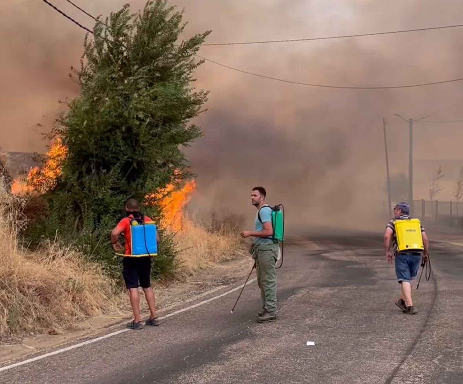 Incendio de Molezuelas de la Carballeda. Fuente Encalada