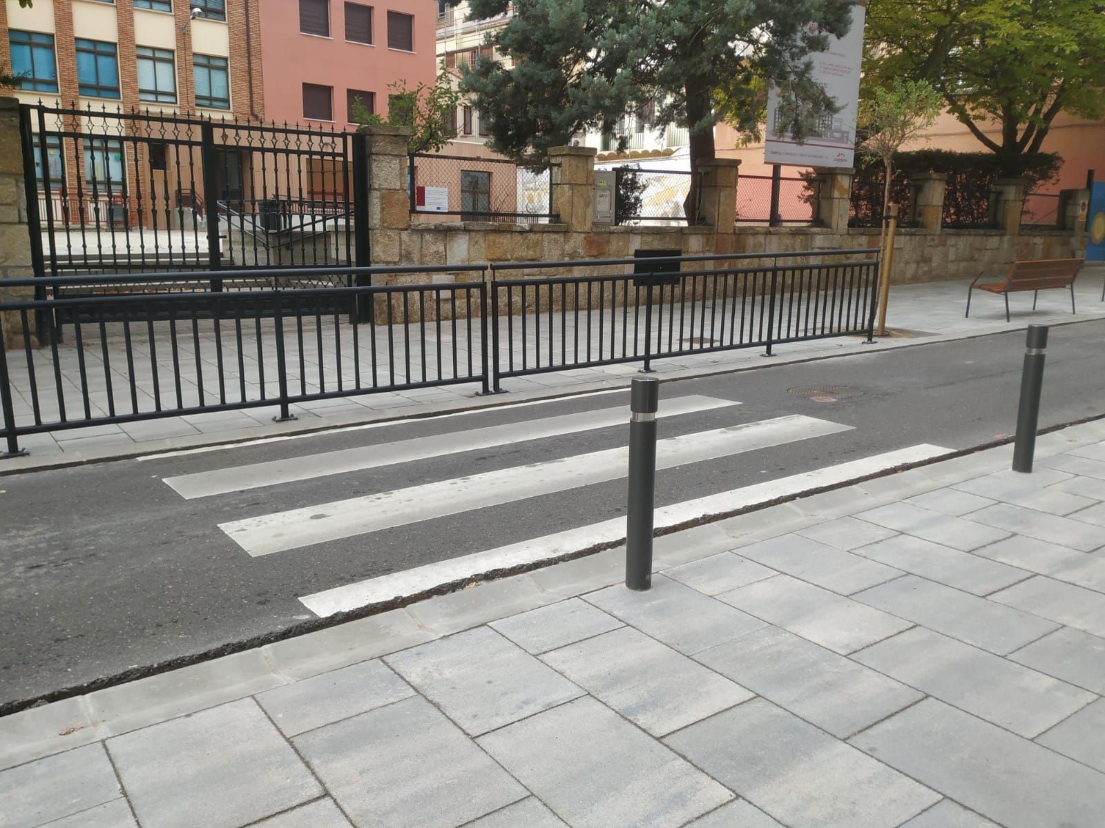 Paso de cebra en Pablo Morillo