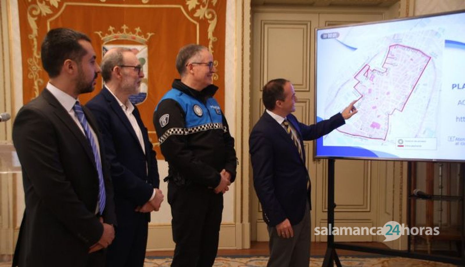 Presentación de la nueva plataforma de registro para acceder a las zonas peatonales de la ciudad