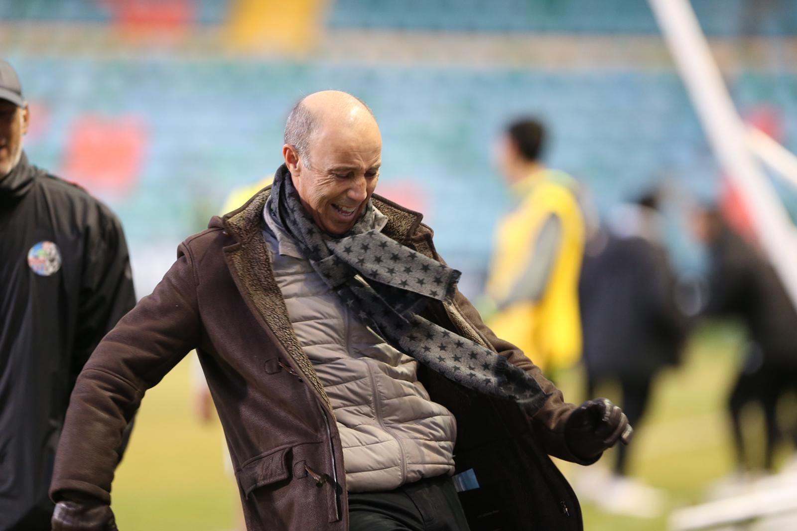 Calderón estalla de rabia tras el 1-1 del Leganés B / FOTO SALAMANCA24HORAS.COM