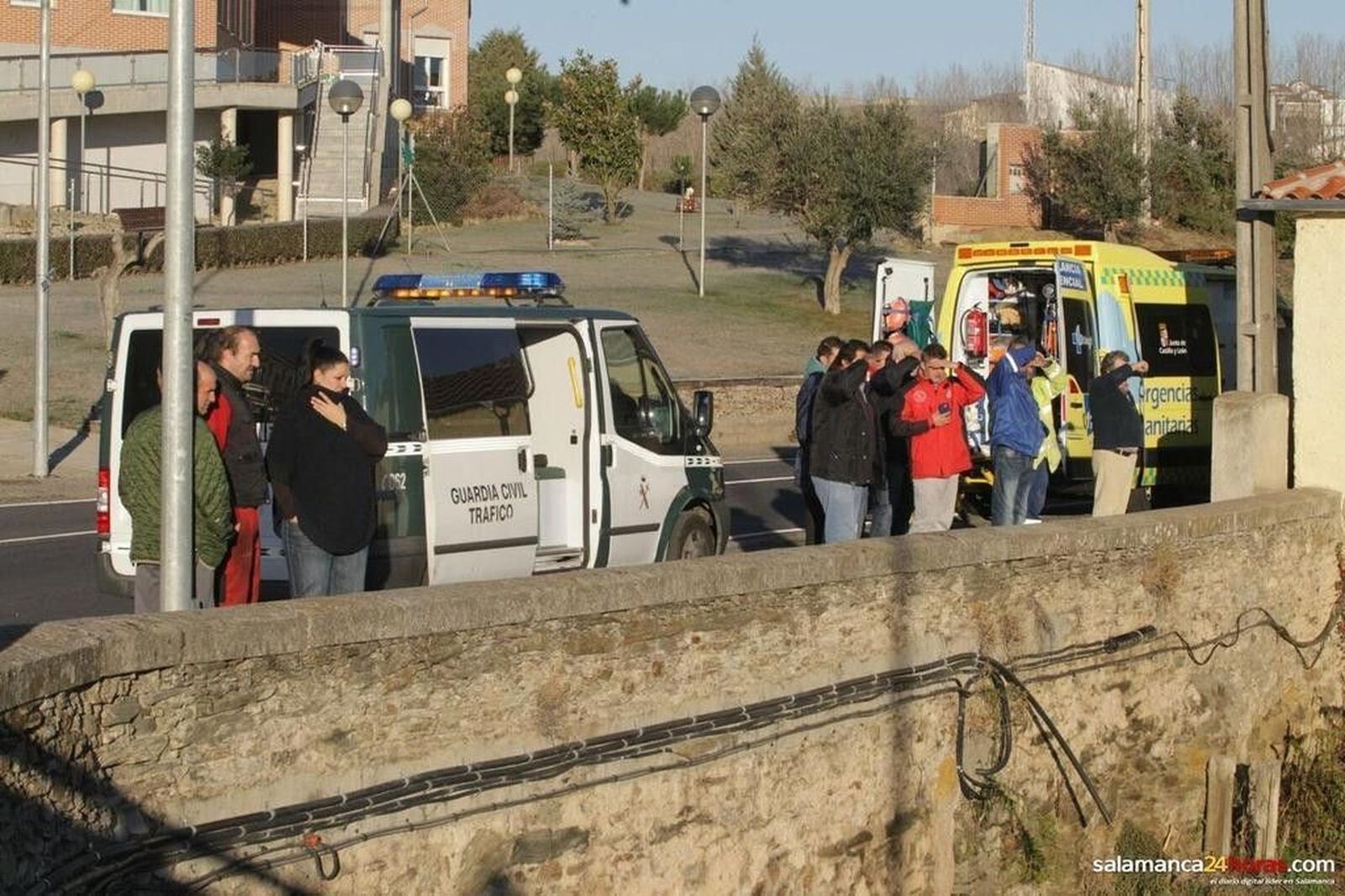 Accidente puente de Alba de Tormes