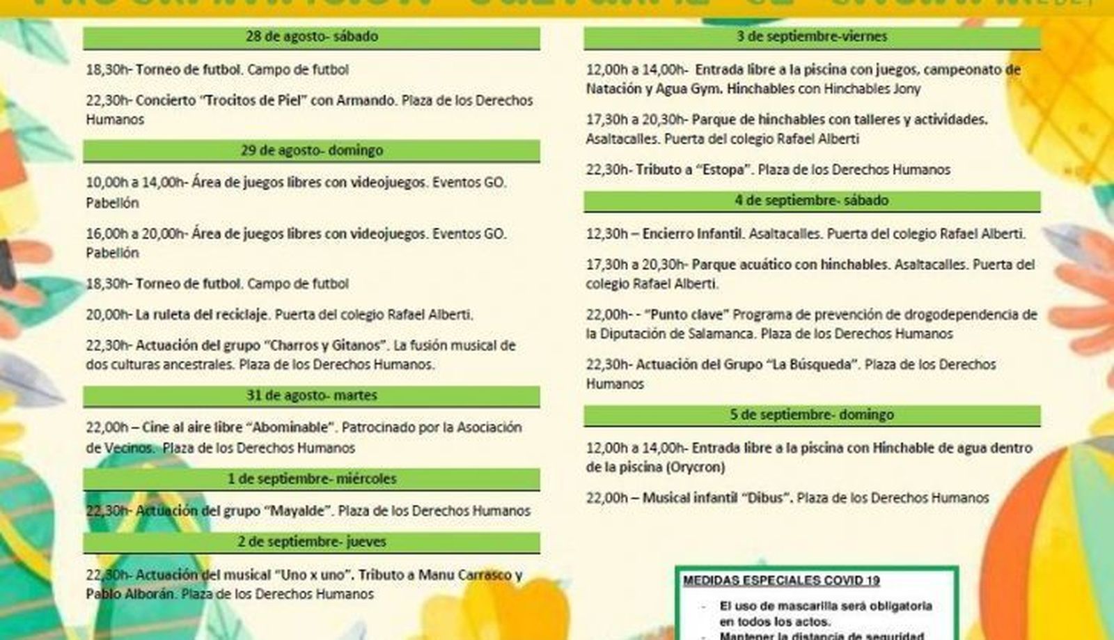 Programación Terradillos