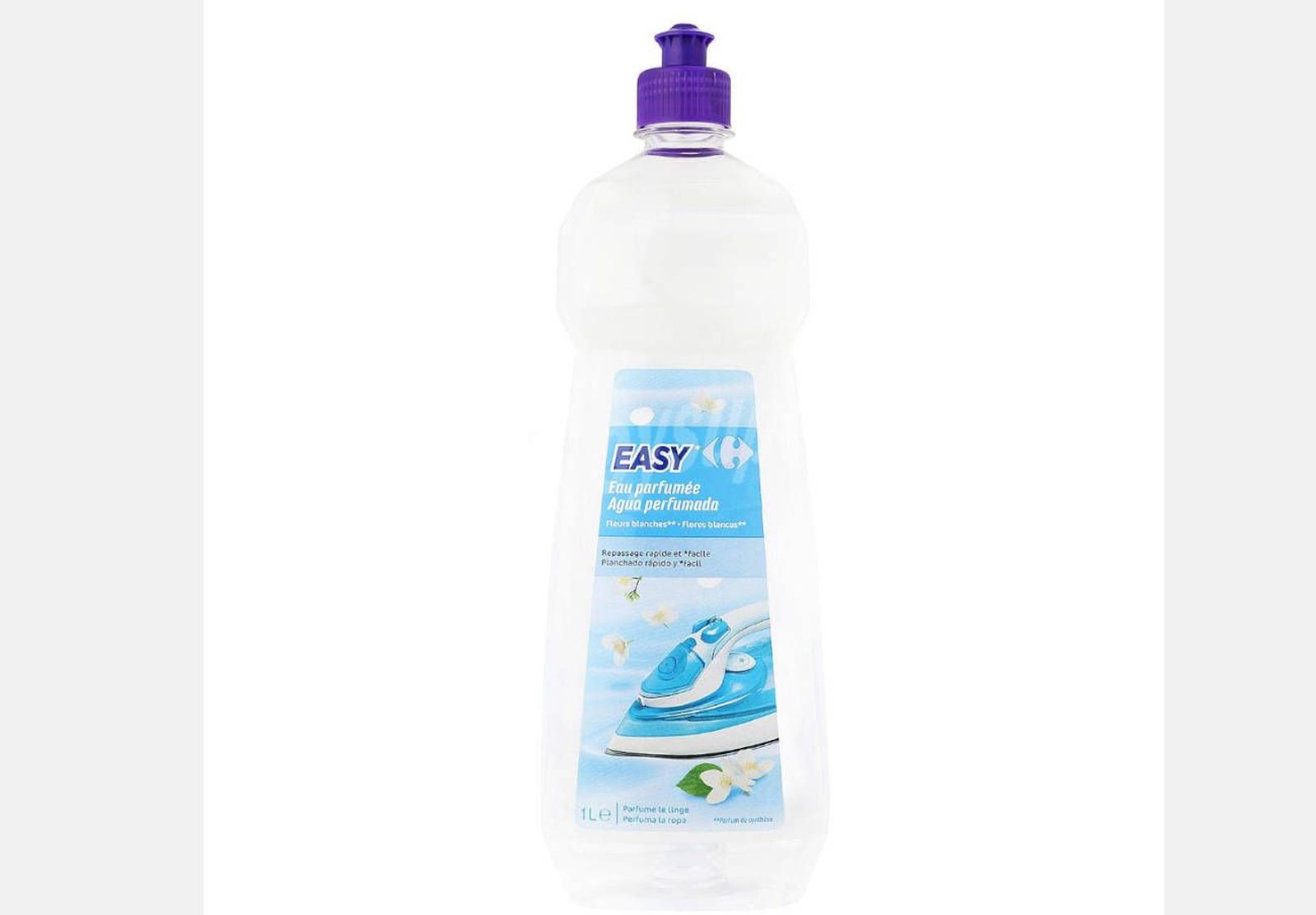 Agua perfumada para planchar de Carrefour. Foto FACUA