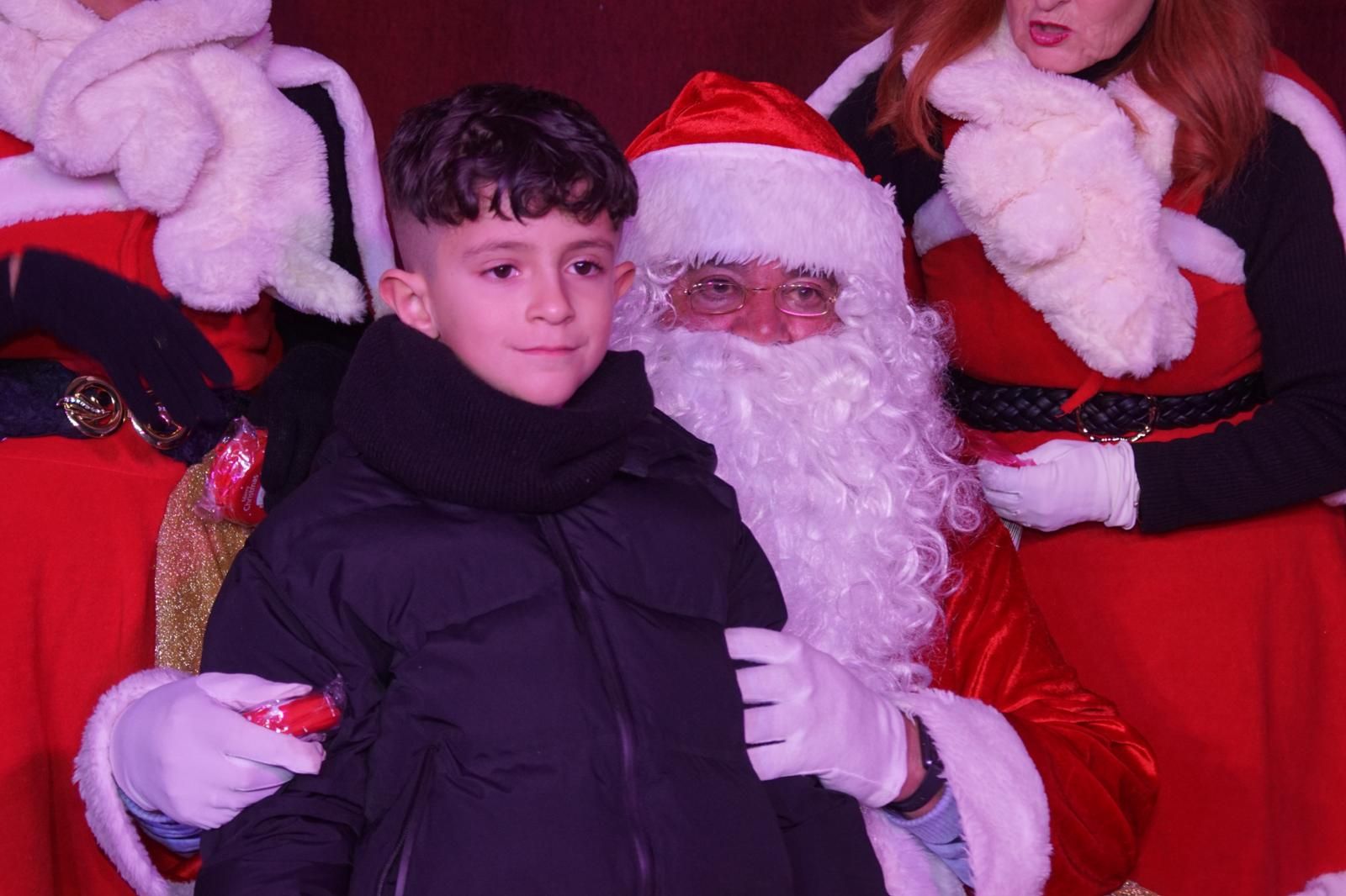 El Encinar recibe la visita de Papa Noel