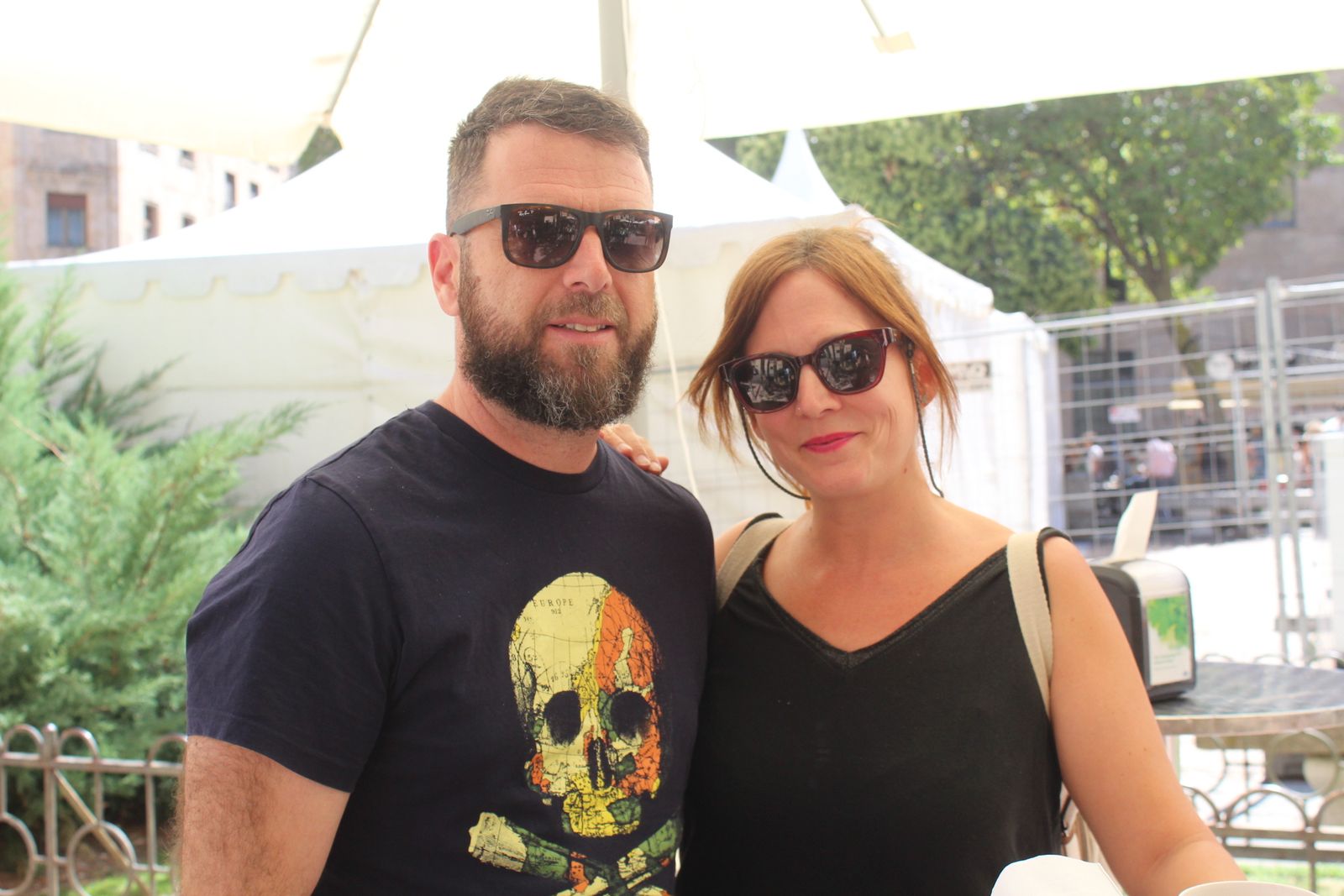 Ambiente en la Feria de Día en el mediodía de este sábado