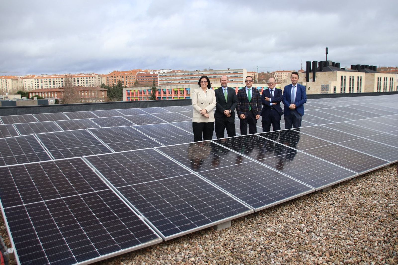Inauguraración de un sistema de autoconsumo solar pionero en Castilla y León