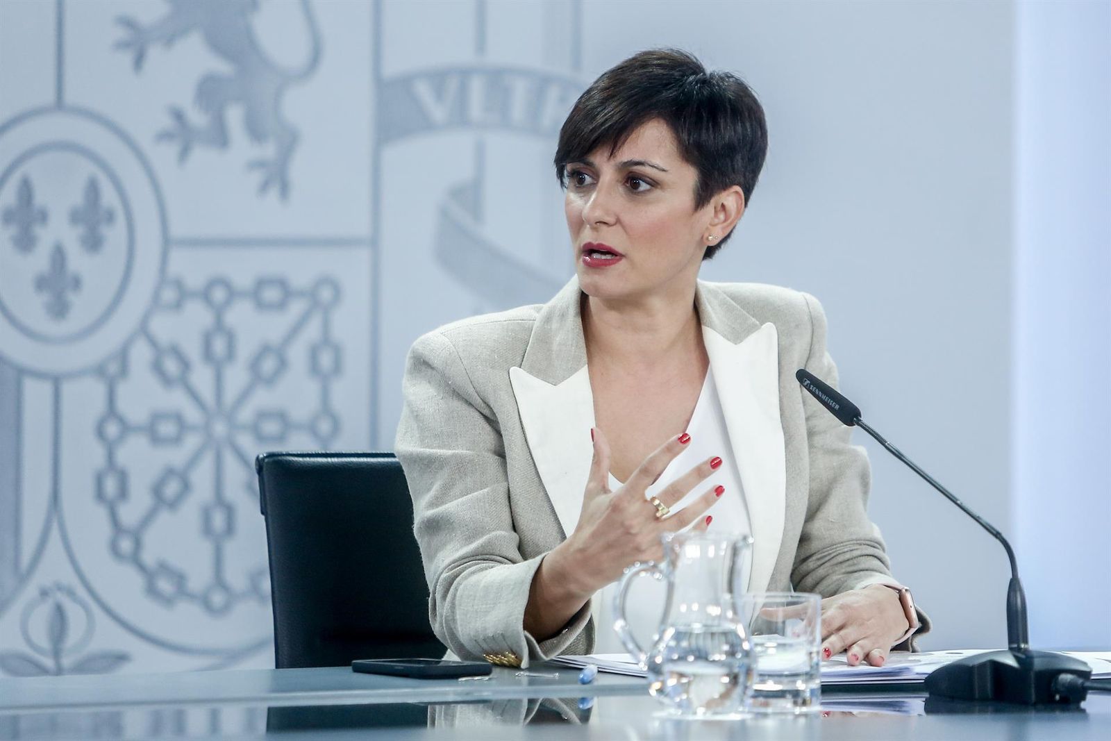 La ministra Portavoz y de Política Territorial, Isabel Rodríguez