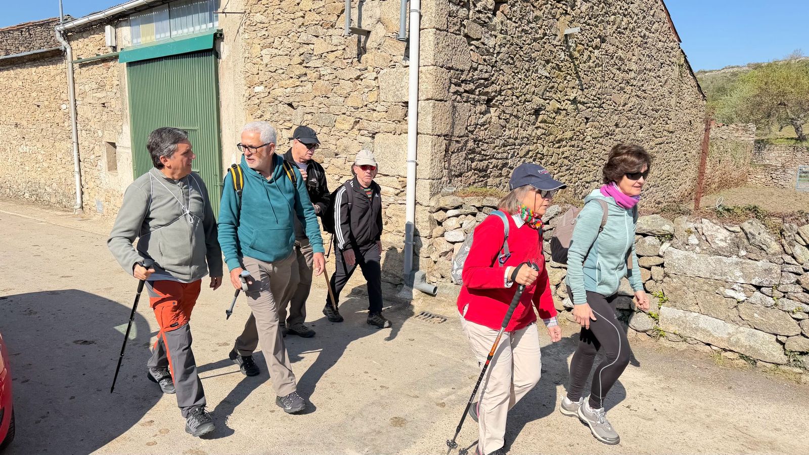 Marcha senderiesta mieza