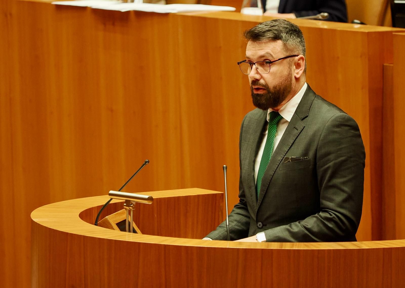 El procurador de Unión del Pueblo Leonés (UPL) José Ramón García