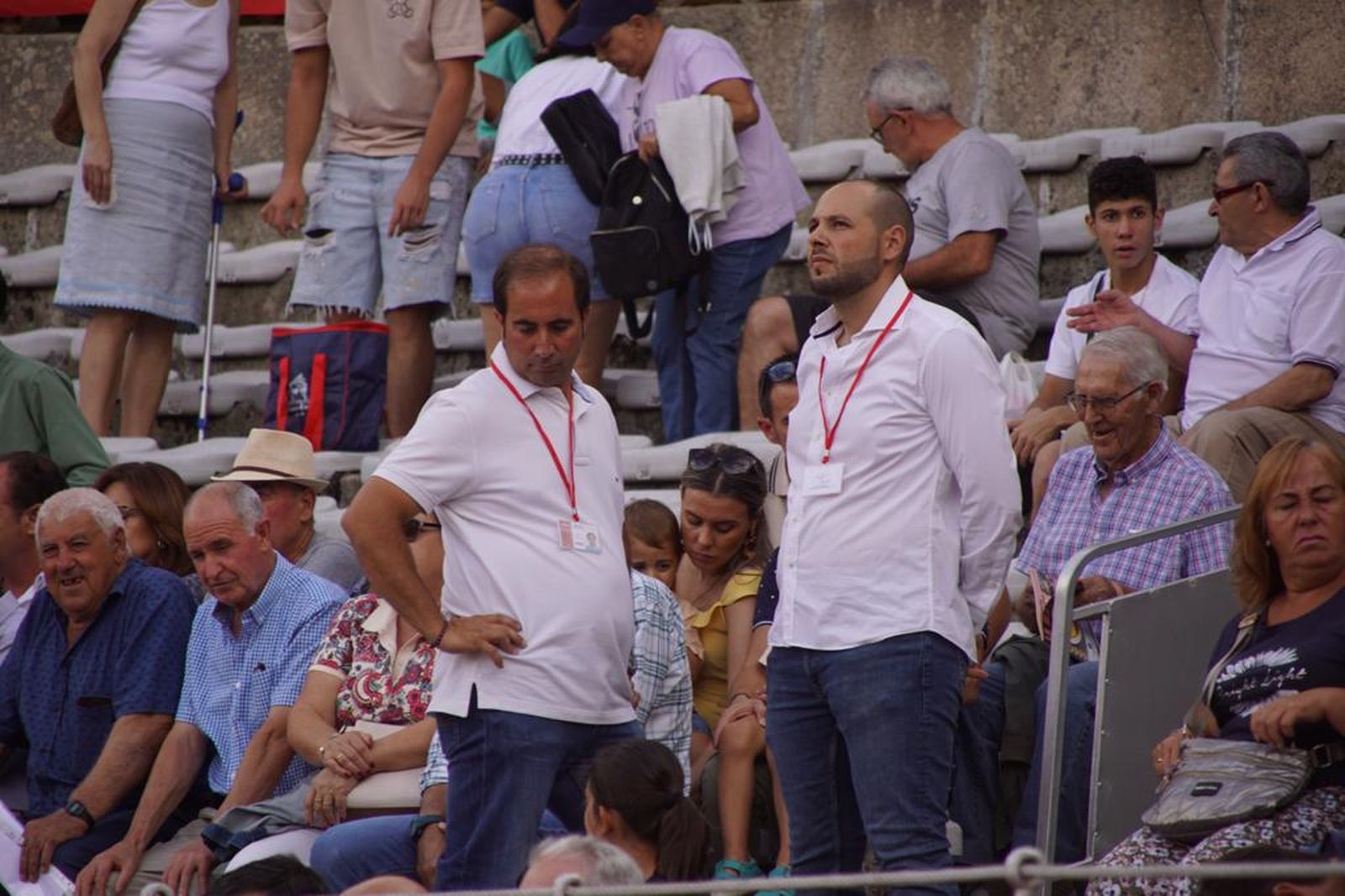 Ambiente del desenjaule de la Feria Taurina del Día de la Virgen de la Vega