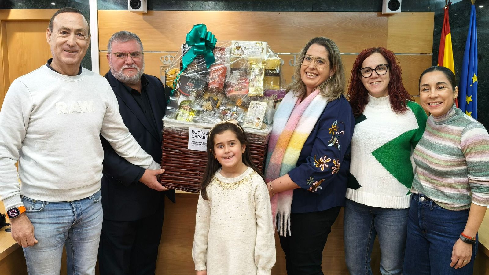 Entrega premio concurso decoración comercio local Carbajosa