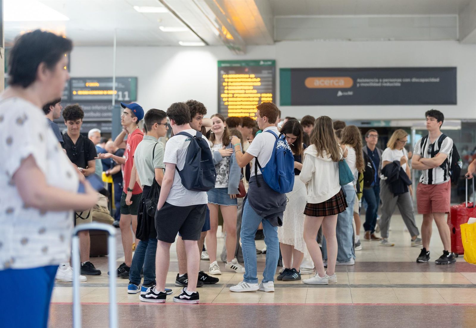 Varias personas en la estación de Chamartín - Eduardo Parra - Europa Press - Archivo