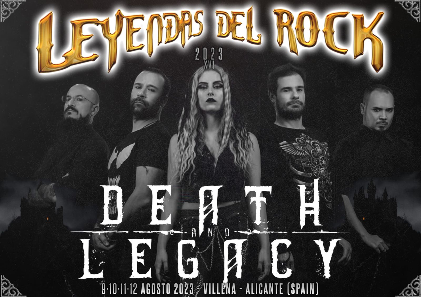 El grupo zamorano 'Death and Legacy' estará en el festival 'Leyendas del rock'