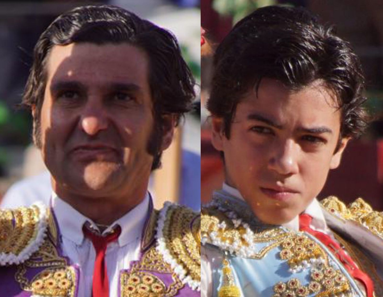 Morante de la Puebla y Marco Pérez en Guijuelo. Fotos Juanes