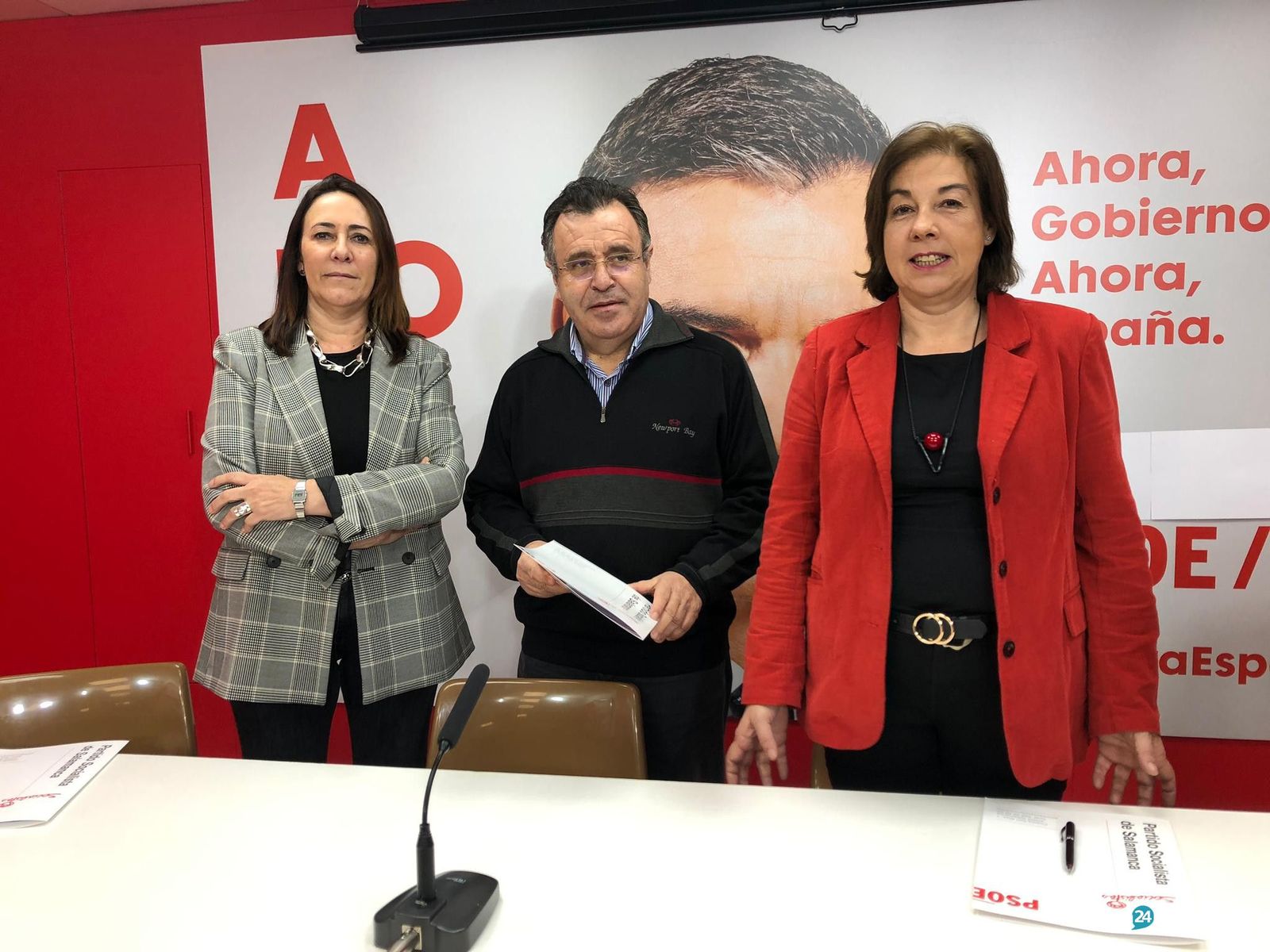 Rosa Rubio, José Ignacio Martín Benito y Carmen García