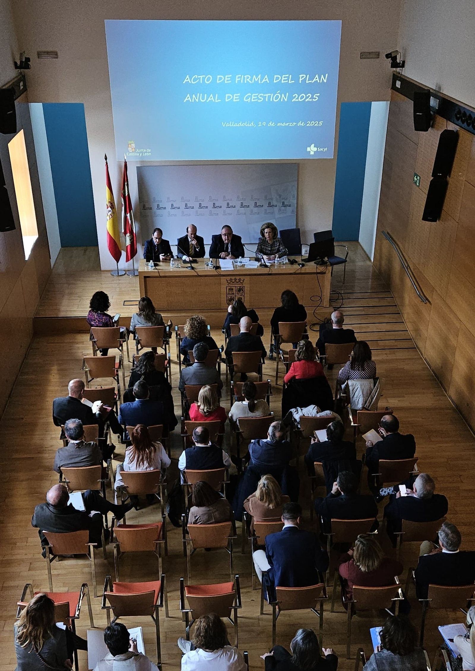 Firma del Plan anual de Gestión de SACYL 2025