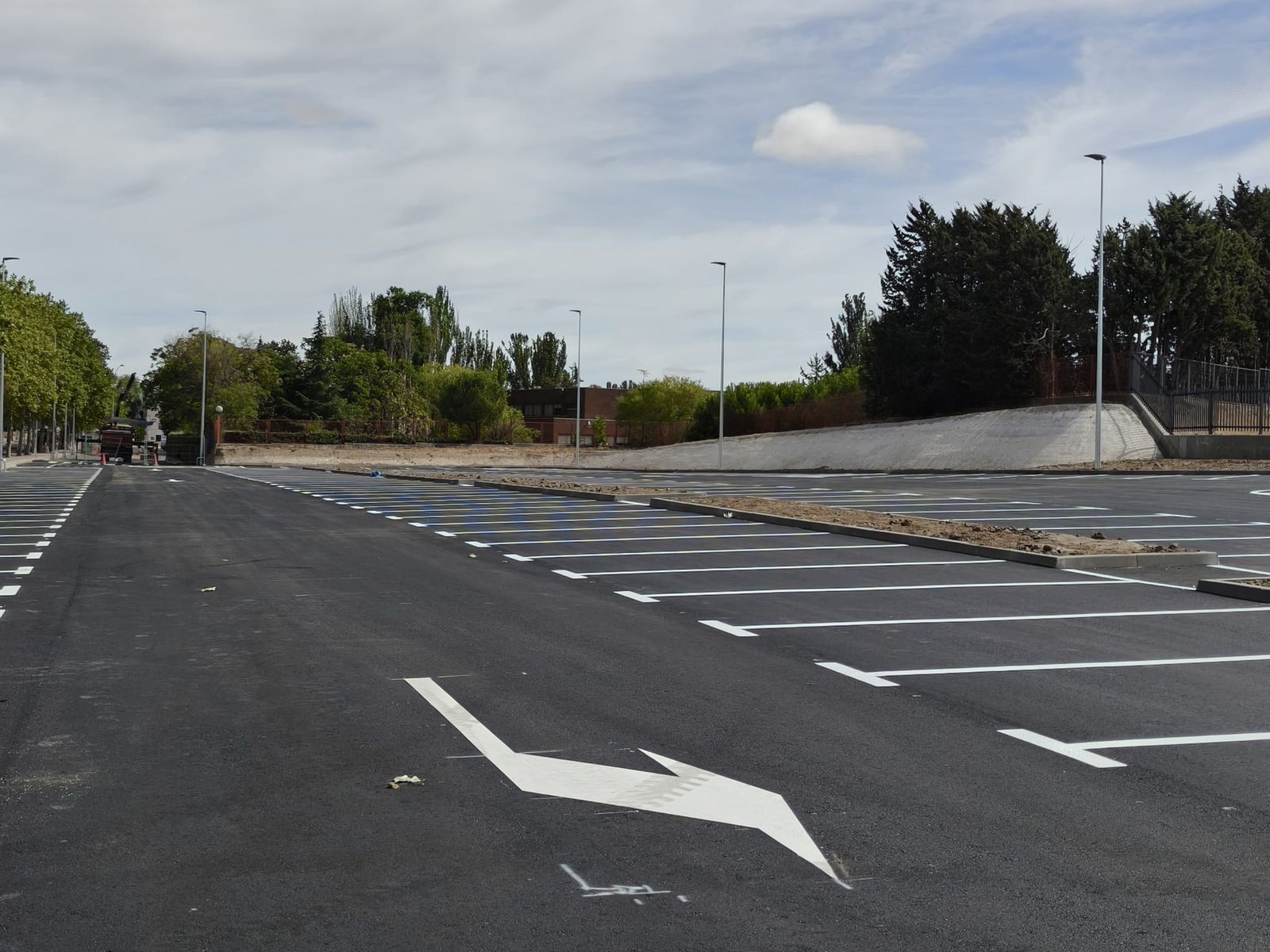 Finalizados los aparcamientos de la Chinchibarra y obras en la avenida de San Agustín